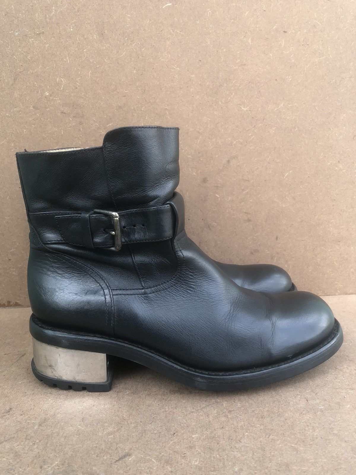 Designer Freelance Black Calfskin Leather Women’s Boots Size US 9 / IT 39 - 3 Thumbnail