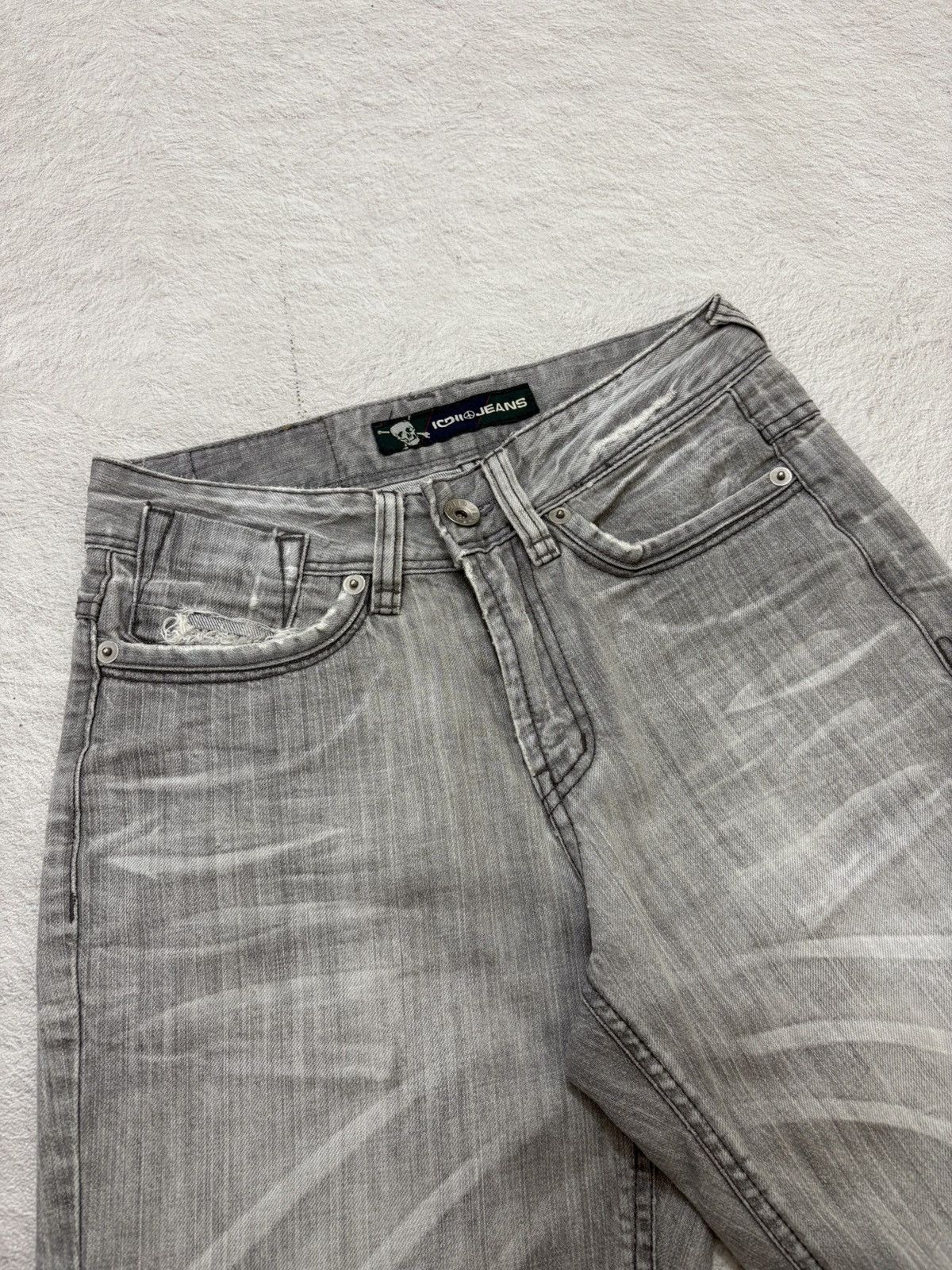Number (N)ine 2000s Ignii japan skull smokewash Denim y2k style Size US 28 / EU 44 - 3 Thumbnail