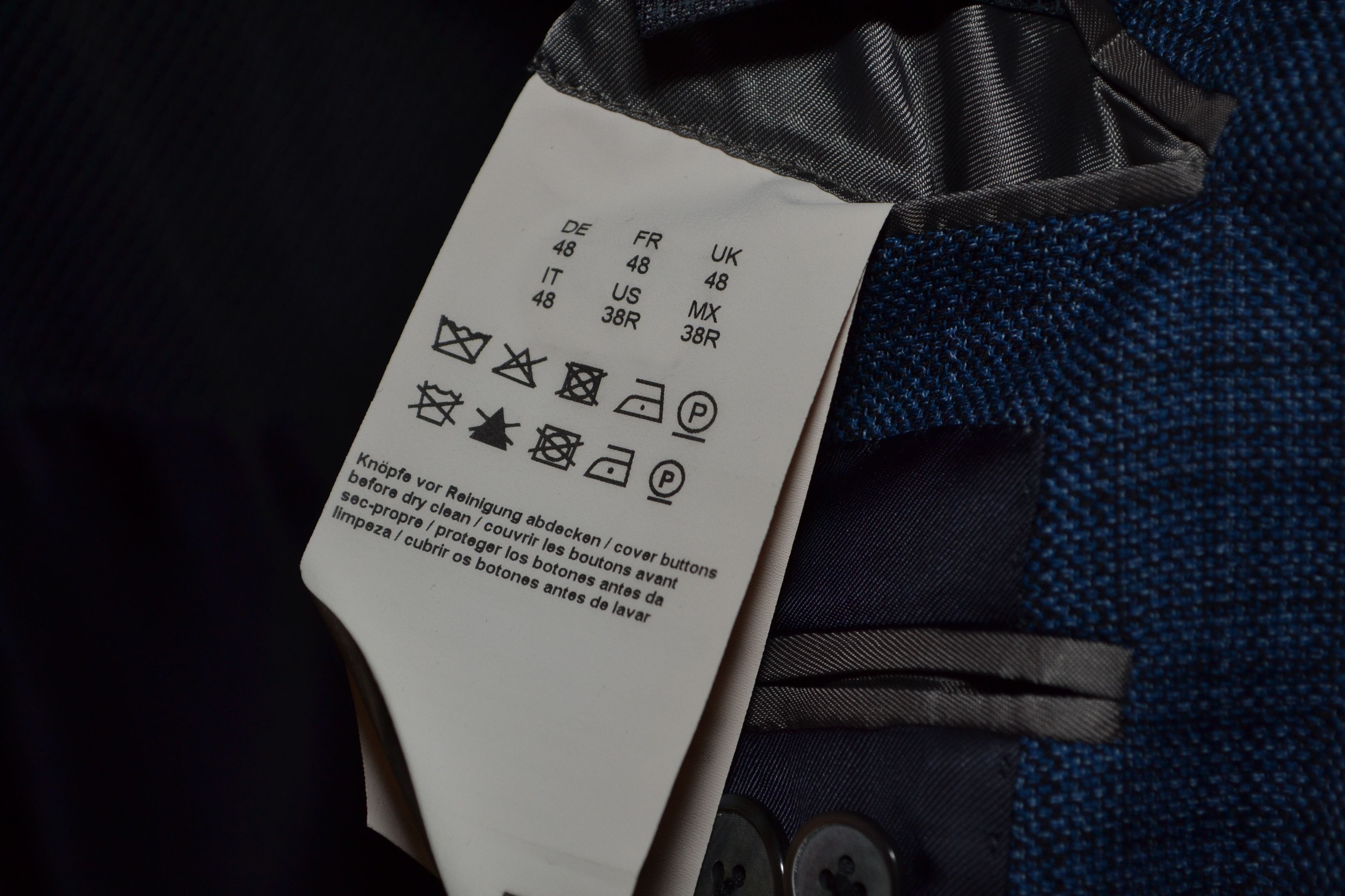 Hugo Boss Hugo Boss Hutsons3 Check Woolen Blazer 48 Drago Super 120 Size 38R - 14 Thumbnail