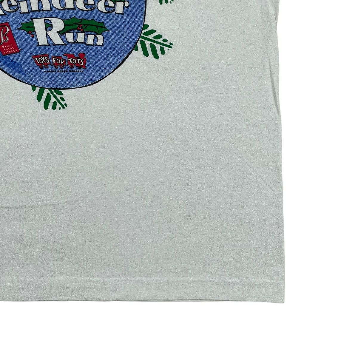 Fruit Of The Loom 🔥LAST PRICE🔥 Vintage 90s Reindeer Run Event Tee Size US L / EU 52-54 / 3 - 5 Thumbnail