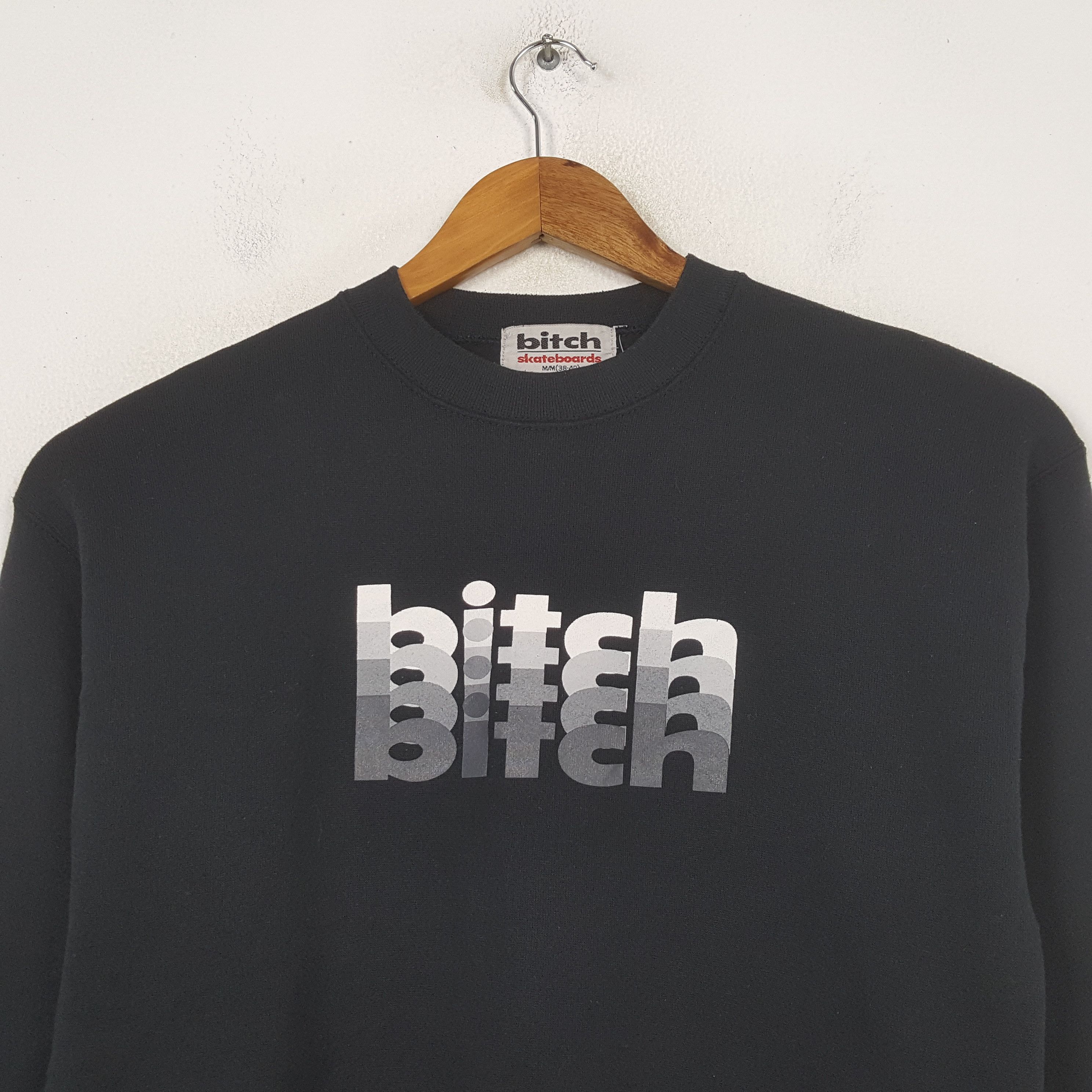 Vintage Vintage Bitch Skateboard American Style Swearshirt C298N5 Size US S / EU 44-46 / 1 - 2 Thumbnail