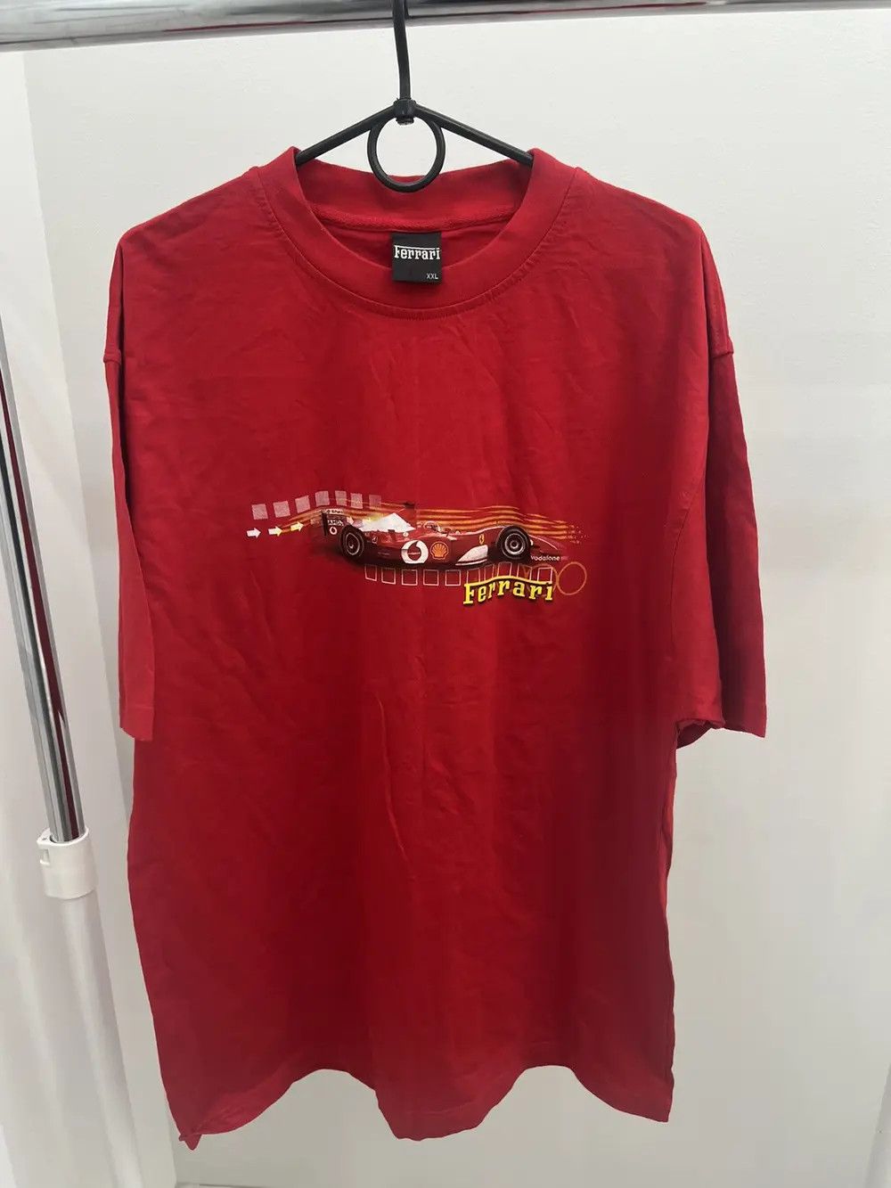 Ferrari Vintage Ferrari 1999 Car Logo Printed Cotton Tee Size US XXL / EU 58 / 5 - 1 Thumbnail