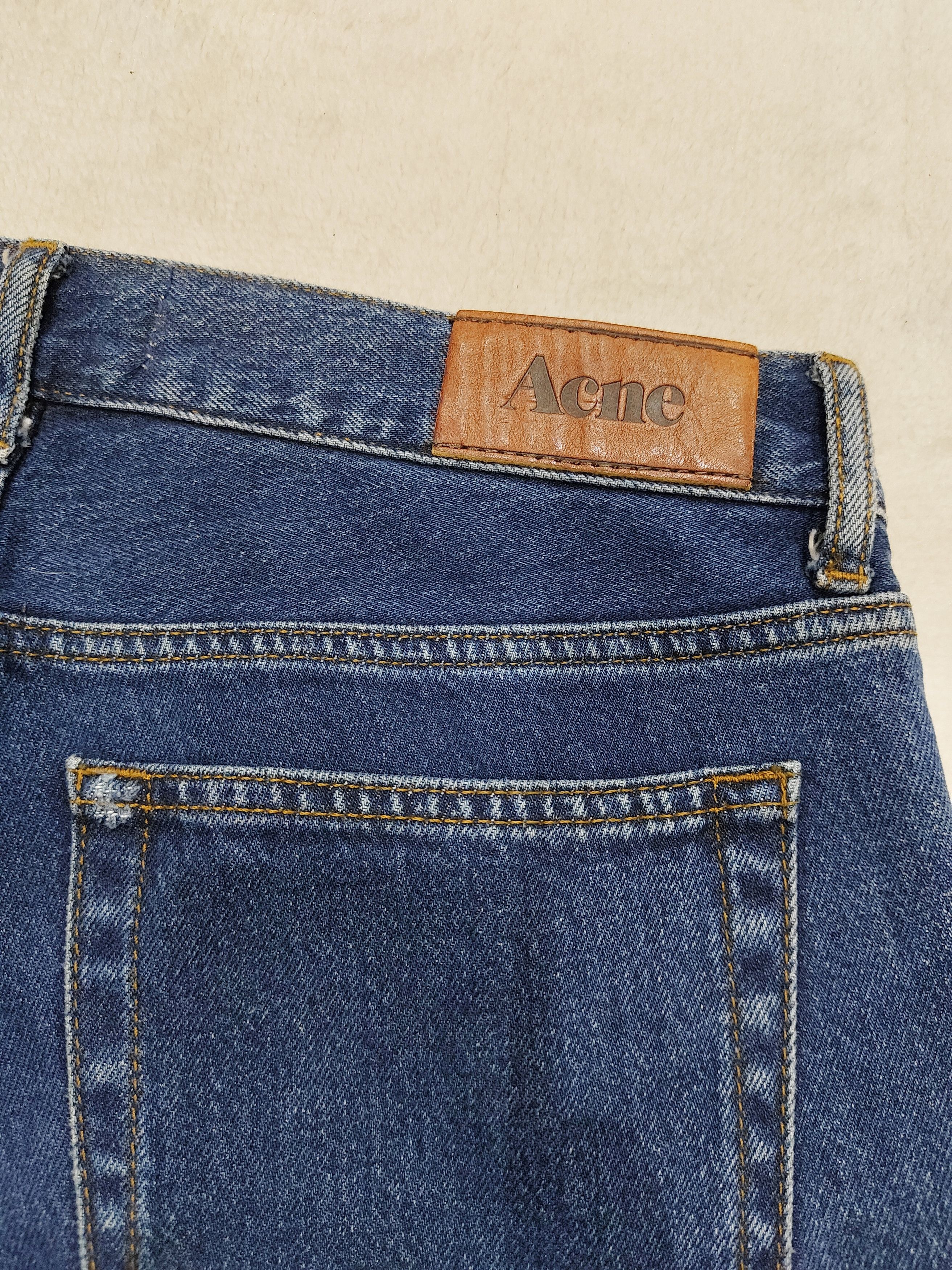 Acne Studios Acne Studios- Mic Dark Stone Slim Straight Jeans Size US 33 - 5 Thumbnail
