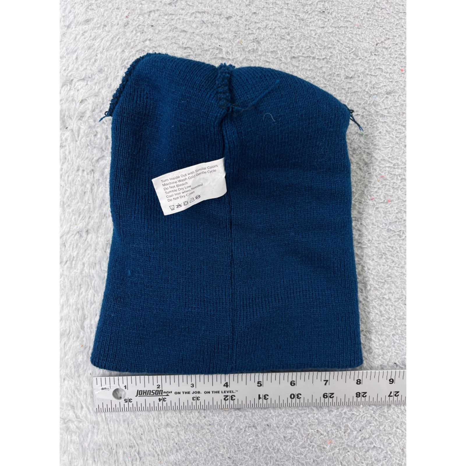 Vintage 1616 Holdings Beanie Women One Size Blue Knit Acrylic Pom Ski Hat Size ONE SIZE - 6 Thumbnail