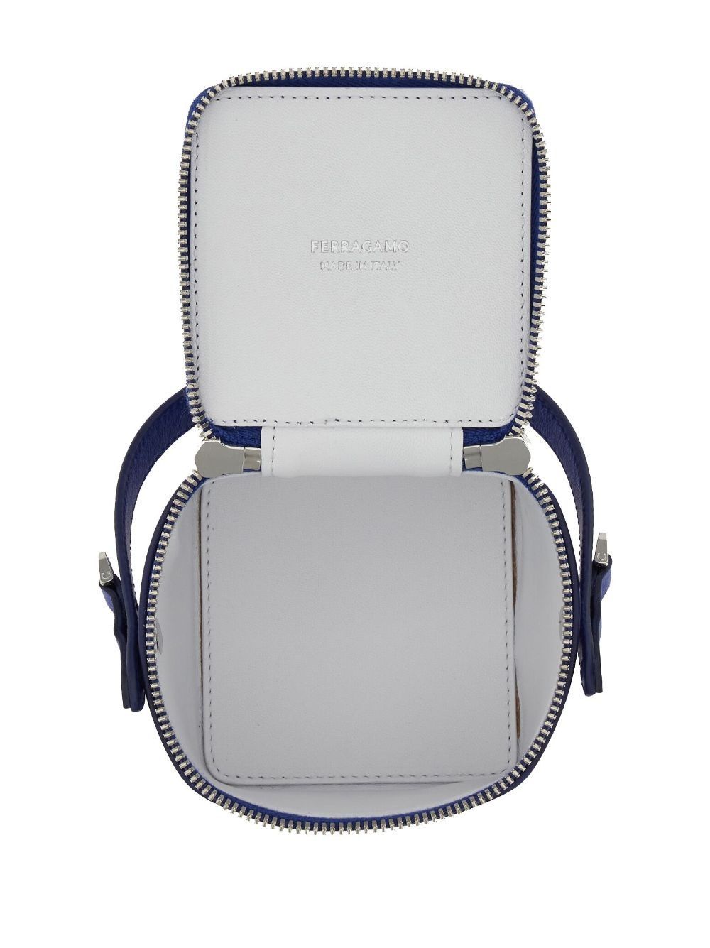 Salvatore Ferragamo o1s1rm0824 Size: OS / Mini Leather Handbag in Blue Size ONE SIZE - 5 Thumbnail