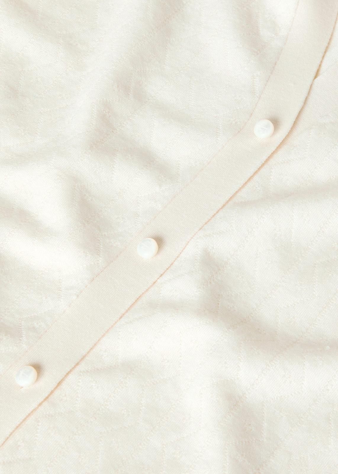 Loro Piana o1srvl11e0425 FAN6387 Cocooning Soft Cardigan in White Size S / US 4 / IT 40 - 5 Thumbnail