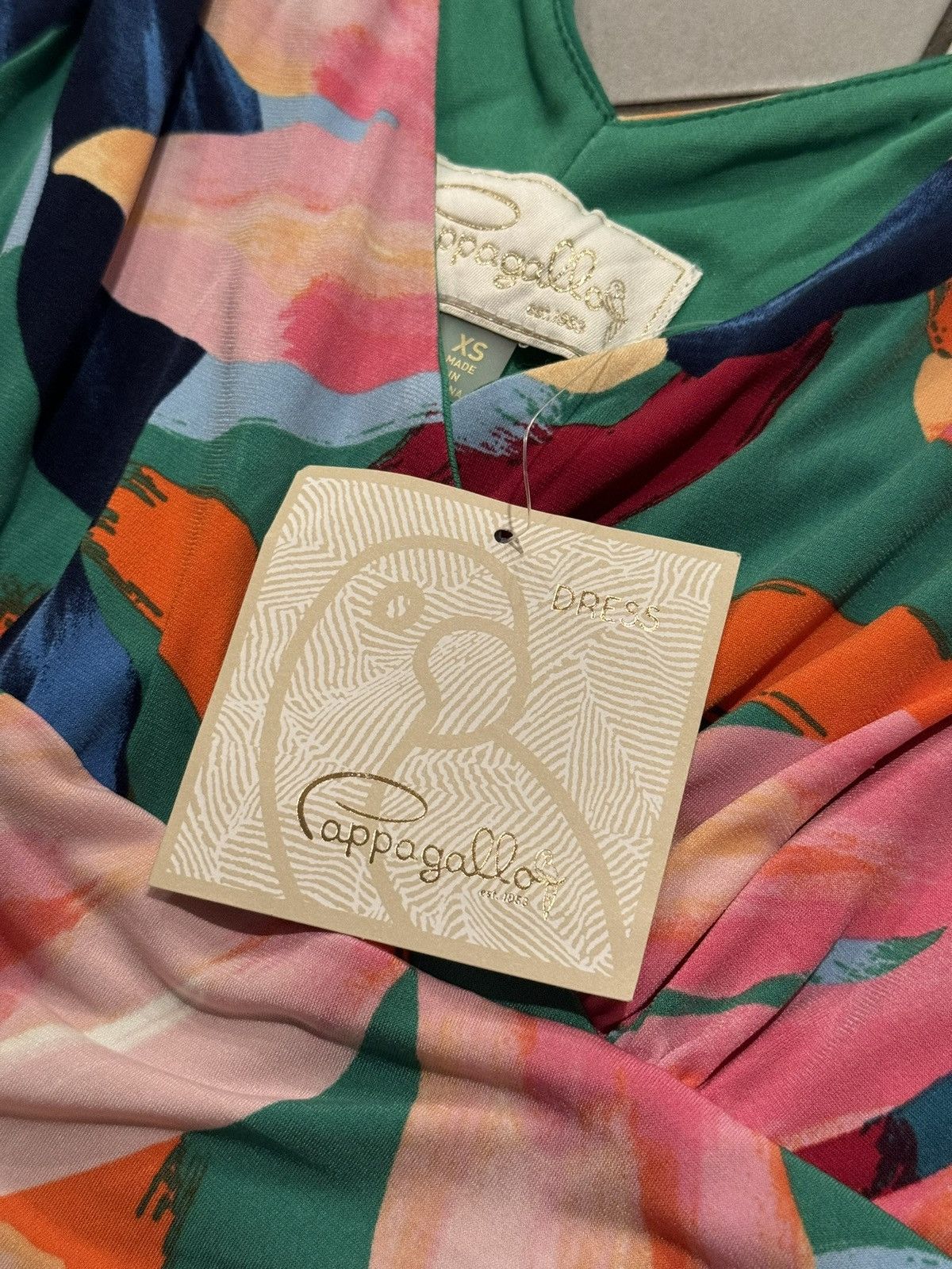 Other NWT Pappagallo long maxi floral bright summer dress XS Size XS / US 0-2 / IT 36-38 - 3 Thumbnail