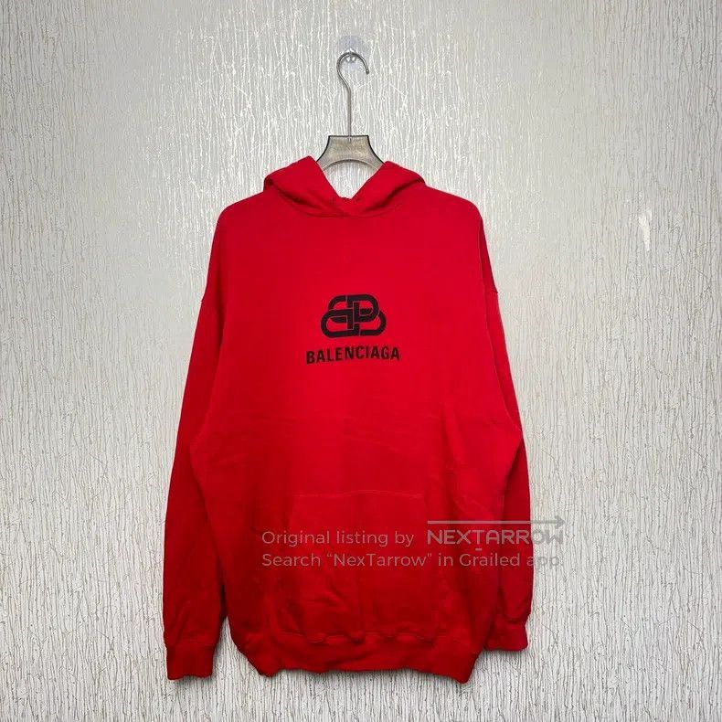 Balenciaga Balenciaga Red Lock Hoodie Size US M / EU 48-50 / 2 - 1 Thumbnail