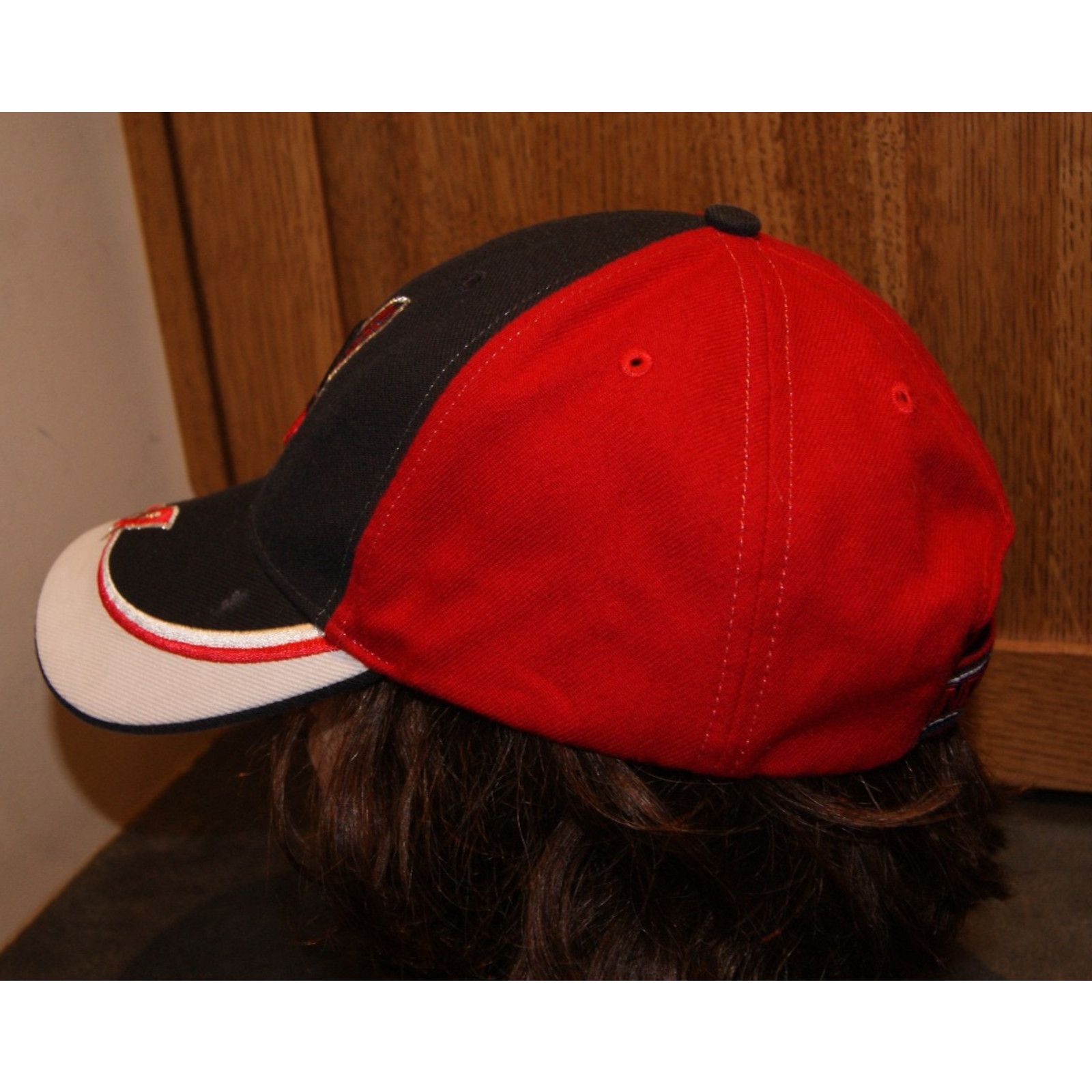 Vintage VTG Cleveland Indians 3 Logo OSFA Hat Cap Twins Enterprise Size ONE SIZE - 4 Thumbnail
