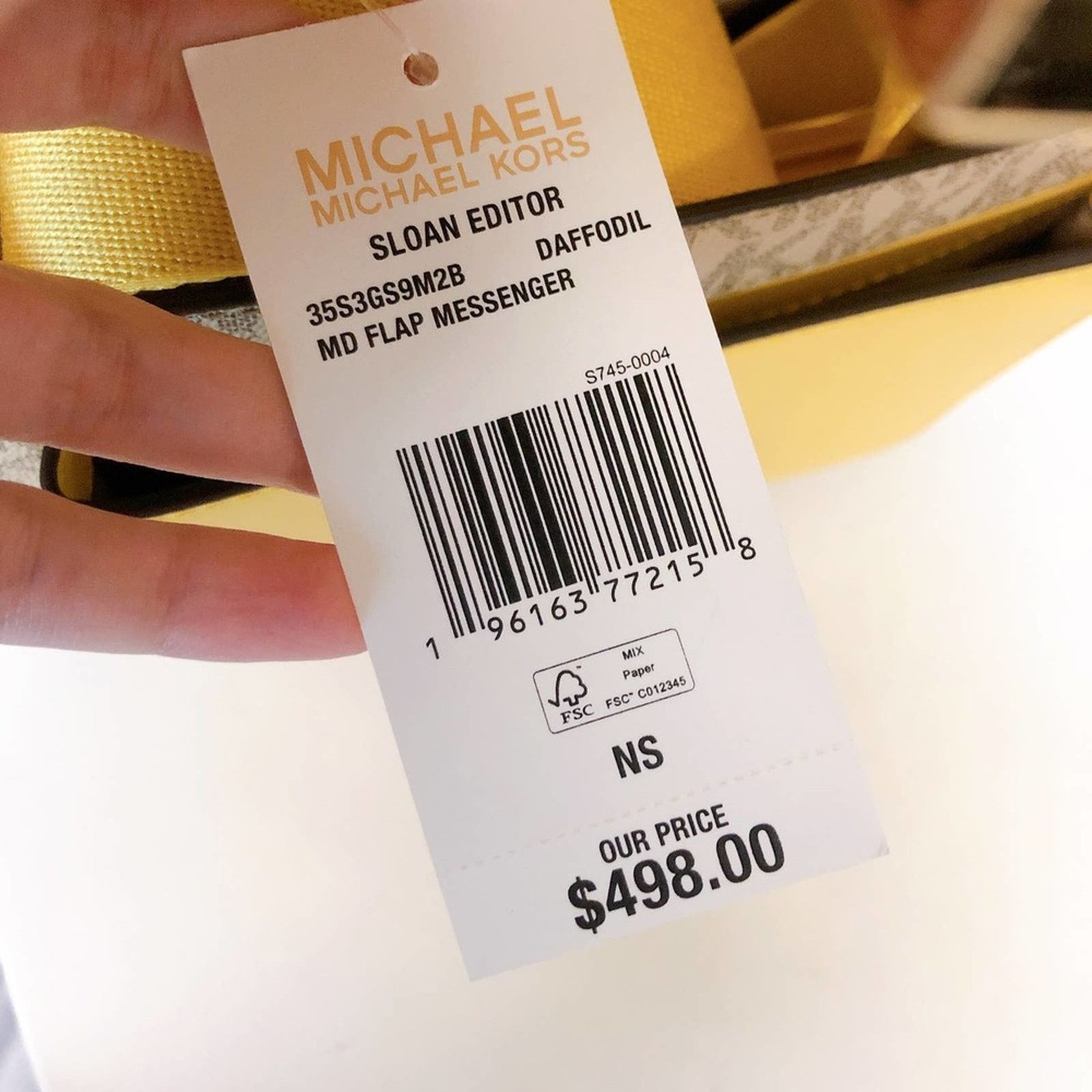 Michael Kors Michael Kors 35S3GS9M2B Sloan Editor Medium Flap Messenger Size ONE SIZE - 8 Thumbnail