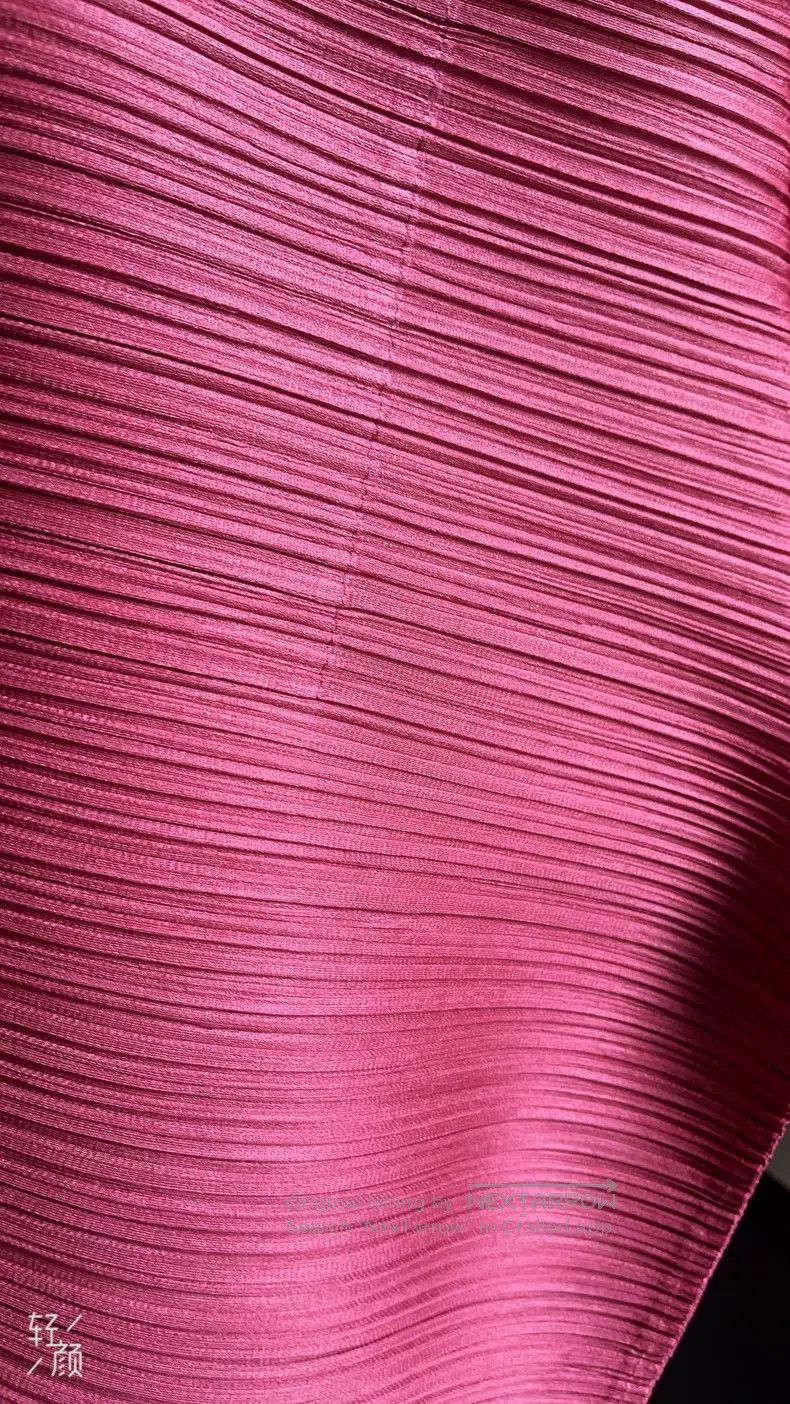 Issey Miyake Issey Miyake size:3 Bordeaux Red Irregular Pants Size 31" - 5 Thumbnail