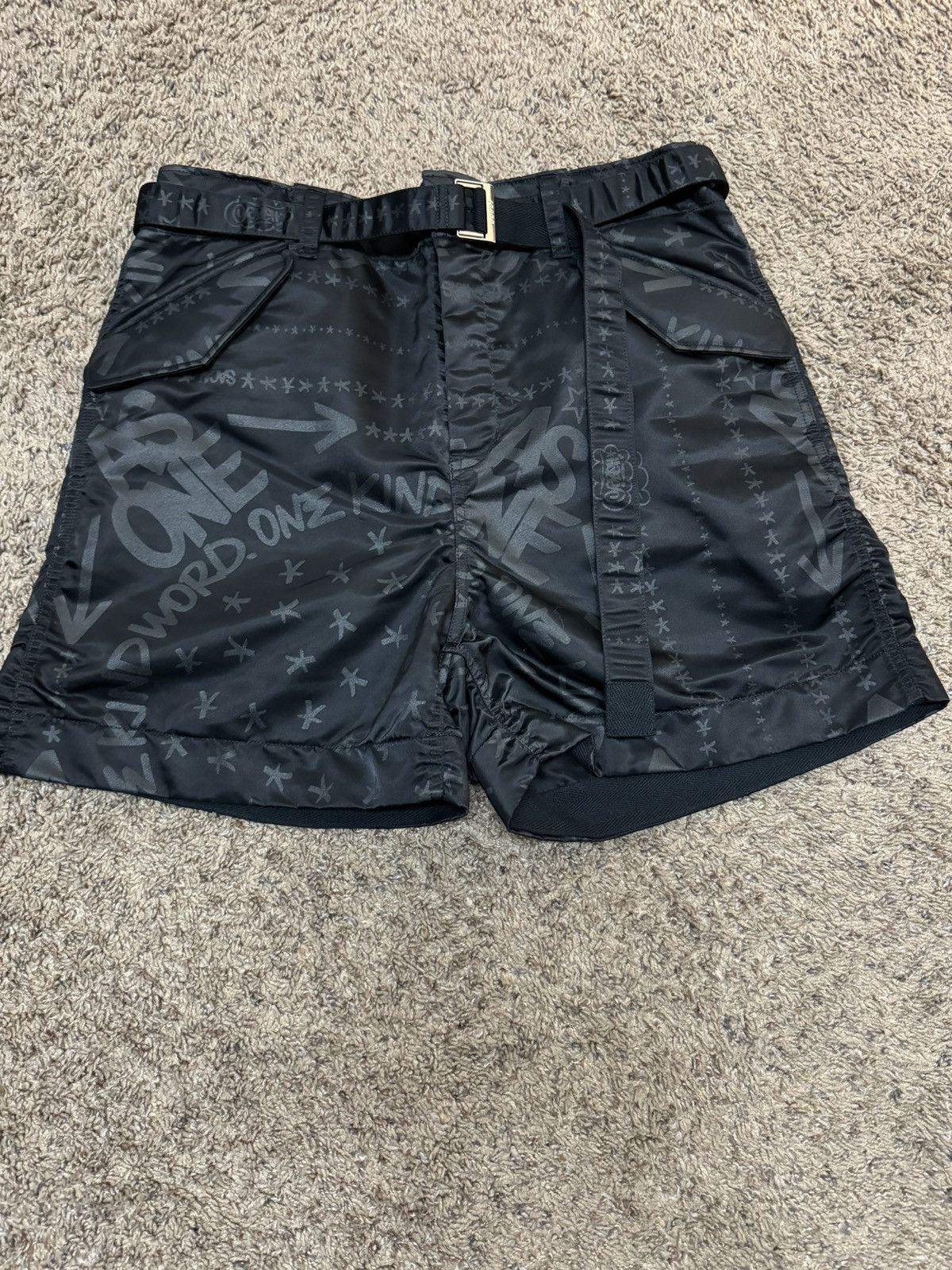 Sacai Sacai Men, x Eric Haze Printed Shorts Size US 32 / EU 48 - 1 Thumbnail