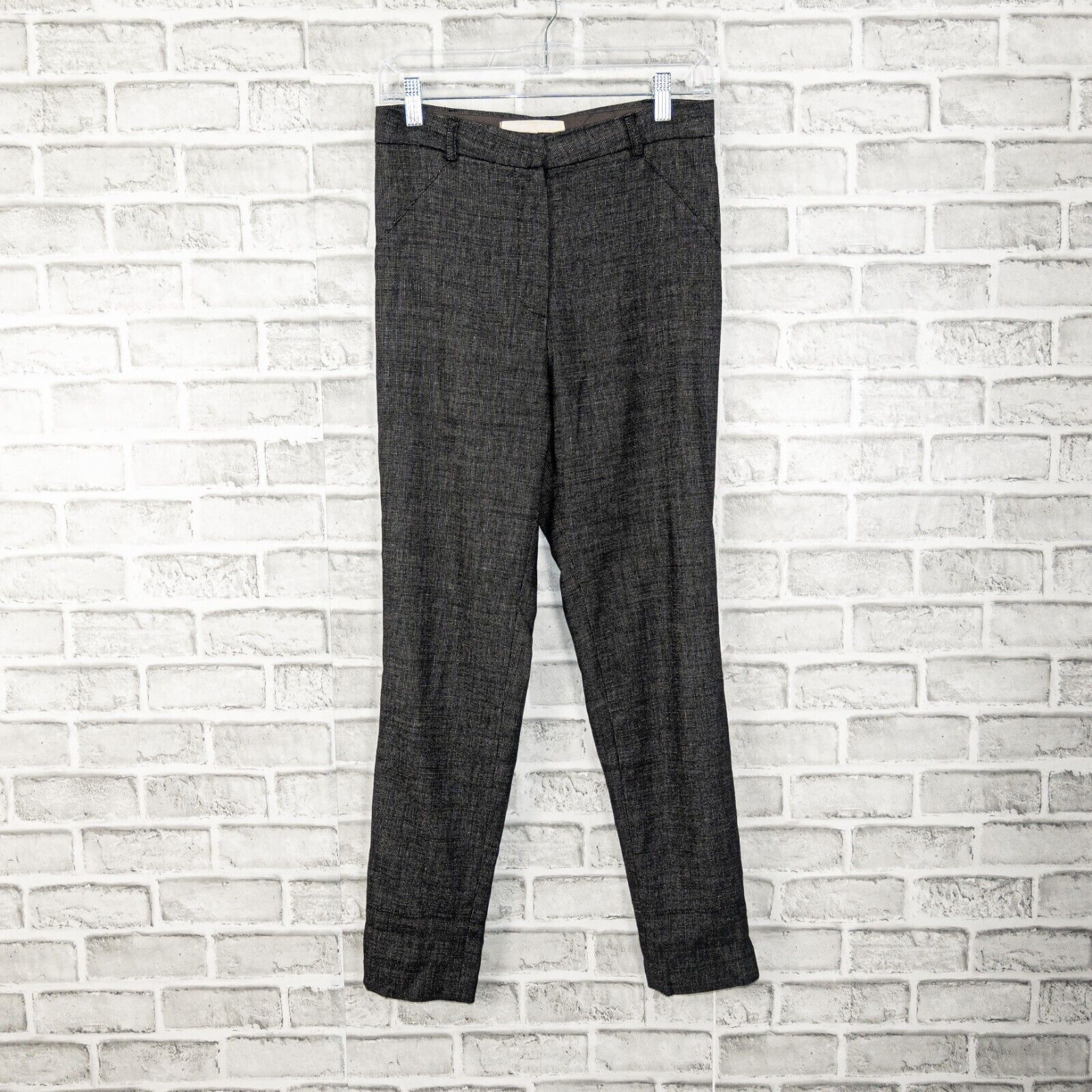Apiece Apart APIECE APART High-Rise Crop slim Trouser Pant Charcoal Size 27" / US 4 / IT 40 - 1 Thumbnail
