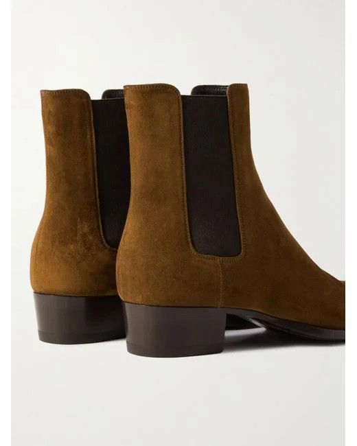 Saint Laurent Paris o1bcso1str0125 Boot in Brown Size US 10 / EU 43 - 3 Thumbnail