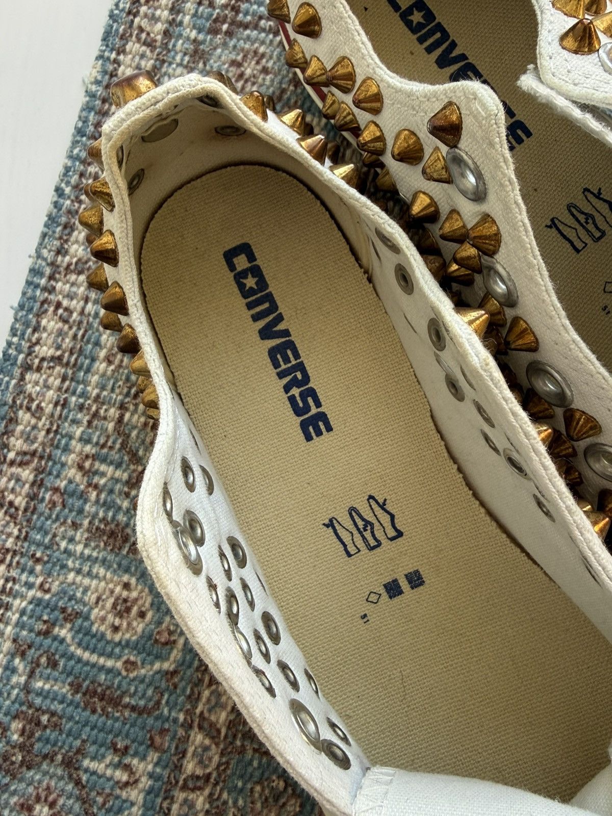 Converse Rare Converse Maltese Lab All Stars Studs Skull Shoes Sz36,5 Size US 6.5 / IT 36.5 - 14 Thumbnail
