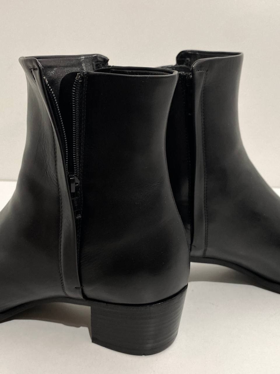Jil Sander Jil Sander Chelsea Black Zip Leather Boots Shoes Vintage Y2K Size US 9 / IT 39 - 11 Thumbnail