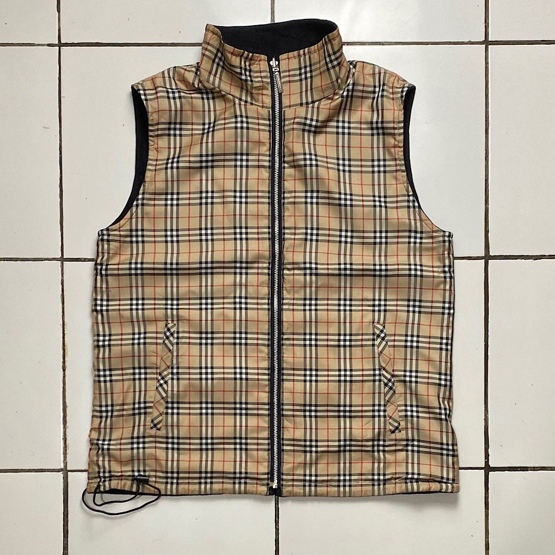 Burberry Burberry golf nova check reversible vest Size L / US 10 / IT 46 - 6 Thumbnail