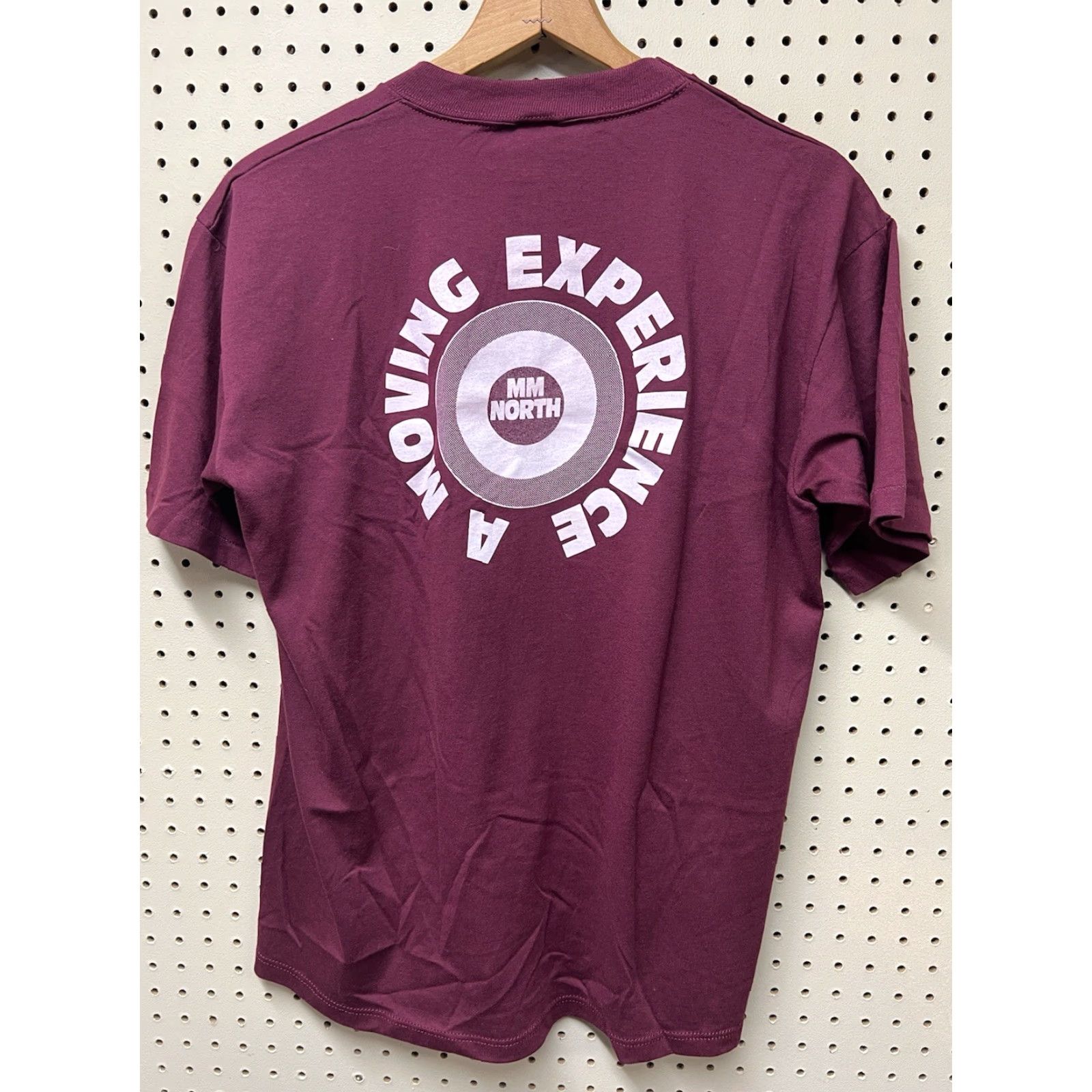 Jerzees VINTAGE Jerzees T-Shirt MM North Moving Experience Red XL Crew Neck Short Sleeve Men Cotton Blend Size US XL / EU 56 / 4 - 2 Thumbnail