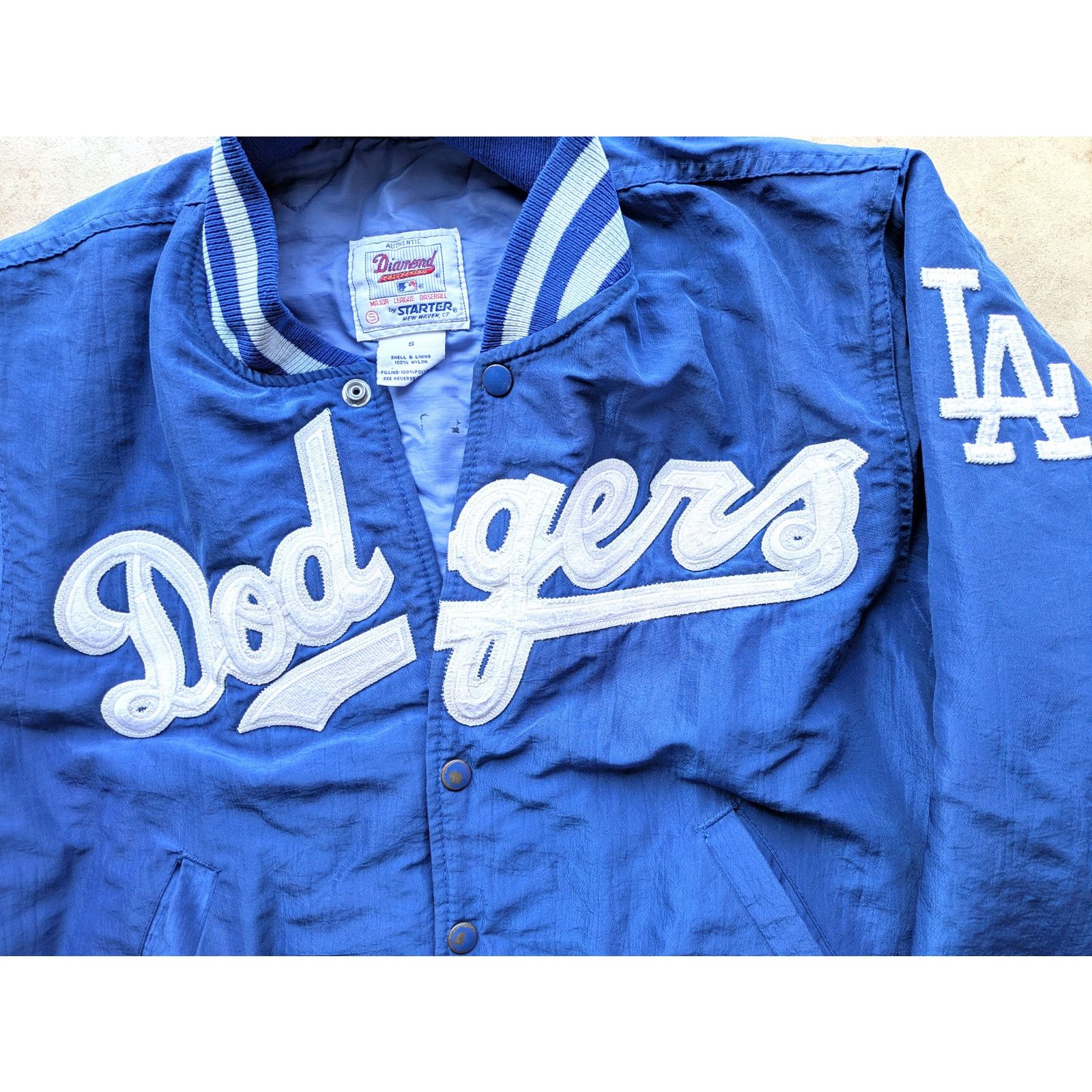 MLB × Starter LA Dodgers 80s STARTER Dugout bomber S blue MLB vintage Size US S / EU 44-46 / 1 - 3 Thumbnail