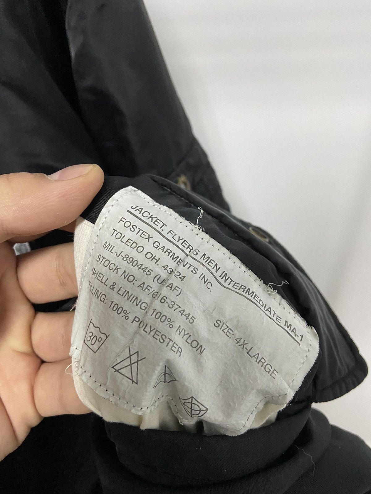 Fostex Garments × Vintage Ma-1 reversible Bomber flyers Jacket fostex garments Vintage Size US XXL / EU 58 / 5 - 6 Thumbnail