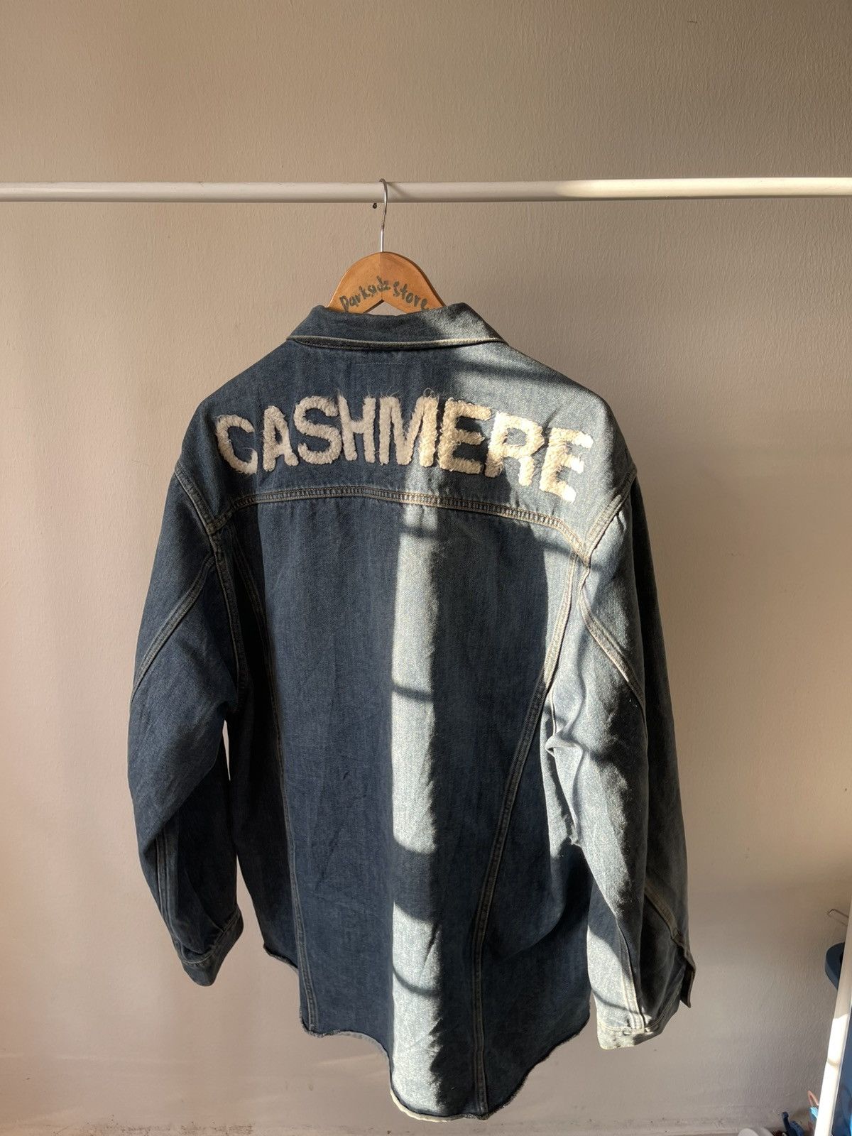 Doublet 2019 Doublet Cashmere Oversize Denim Jacket Size US XL / EU 56 / 4 - 8 Thumbnail