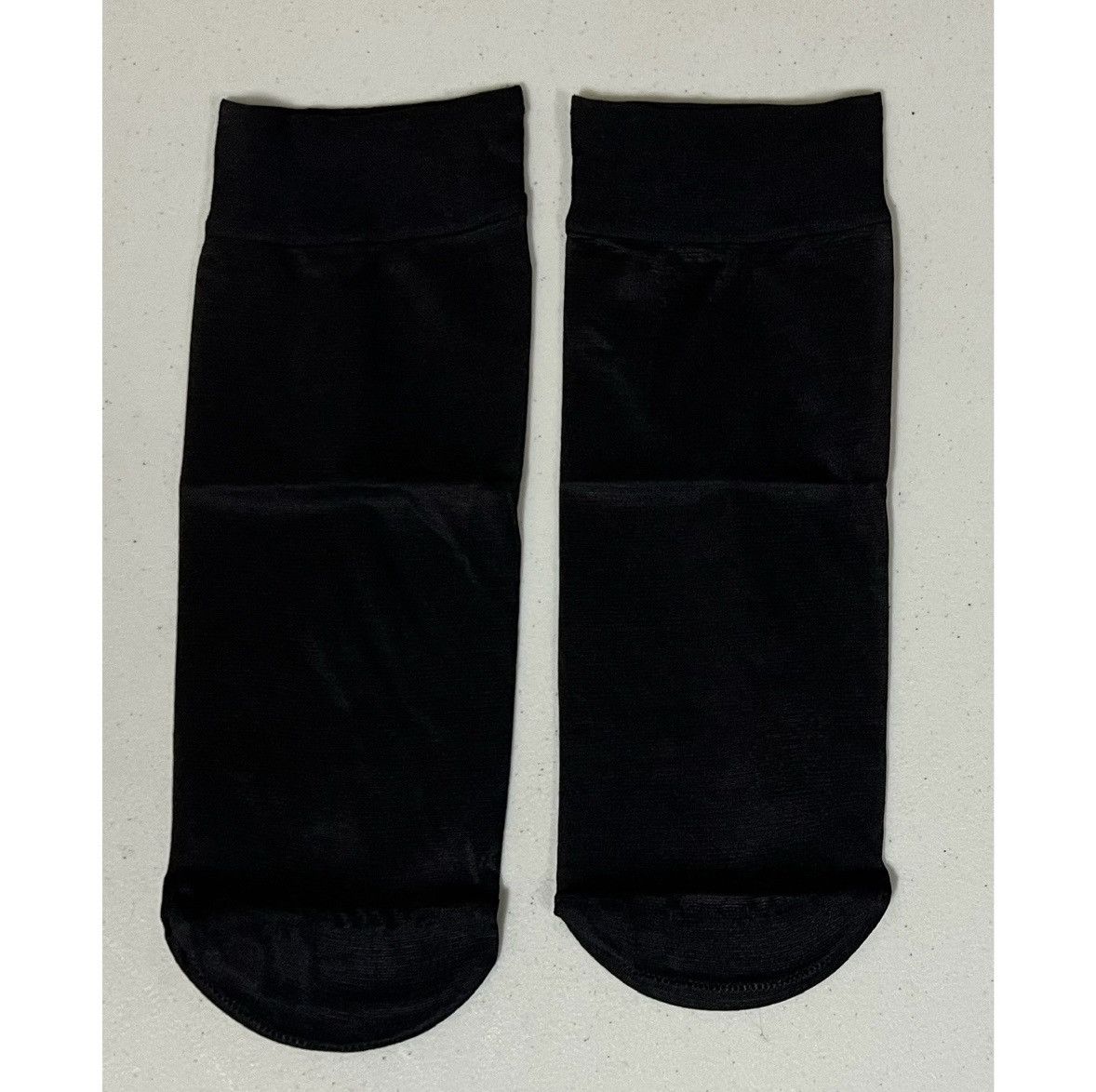 Vintage Black Sheer Anklets Ankle Socks Hosiery Lingerie 🖤 #socks Size ONE SIZE - 2 Thumbnail