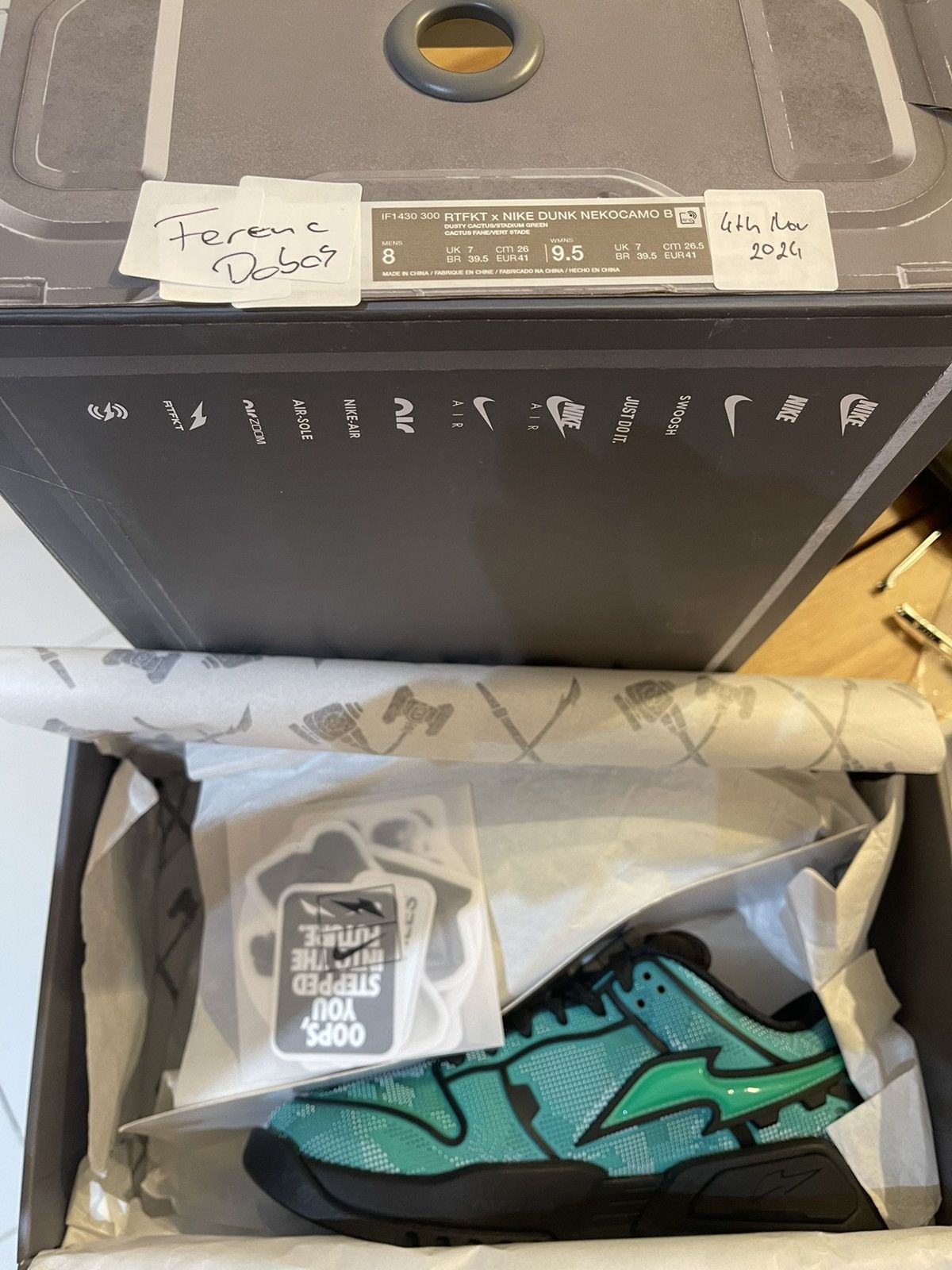 Nike RTFKT Neko Camo B Size US 8 / EU 41 - 7 Thumbnail