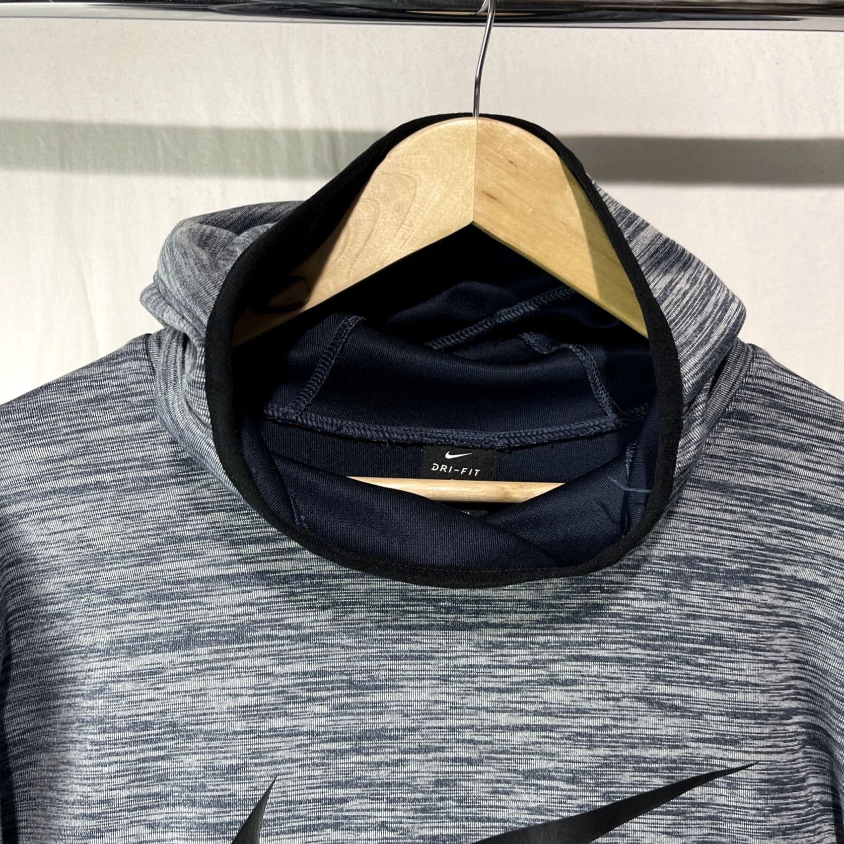 Nike Nike Hoodie Mens XL Blue Dri-Fit Mock Neck Pocket Sweatshirt Size US XL / EU 56 / 4 - 3 Thumbnail