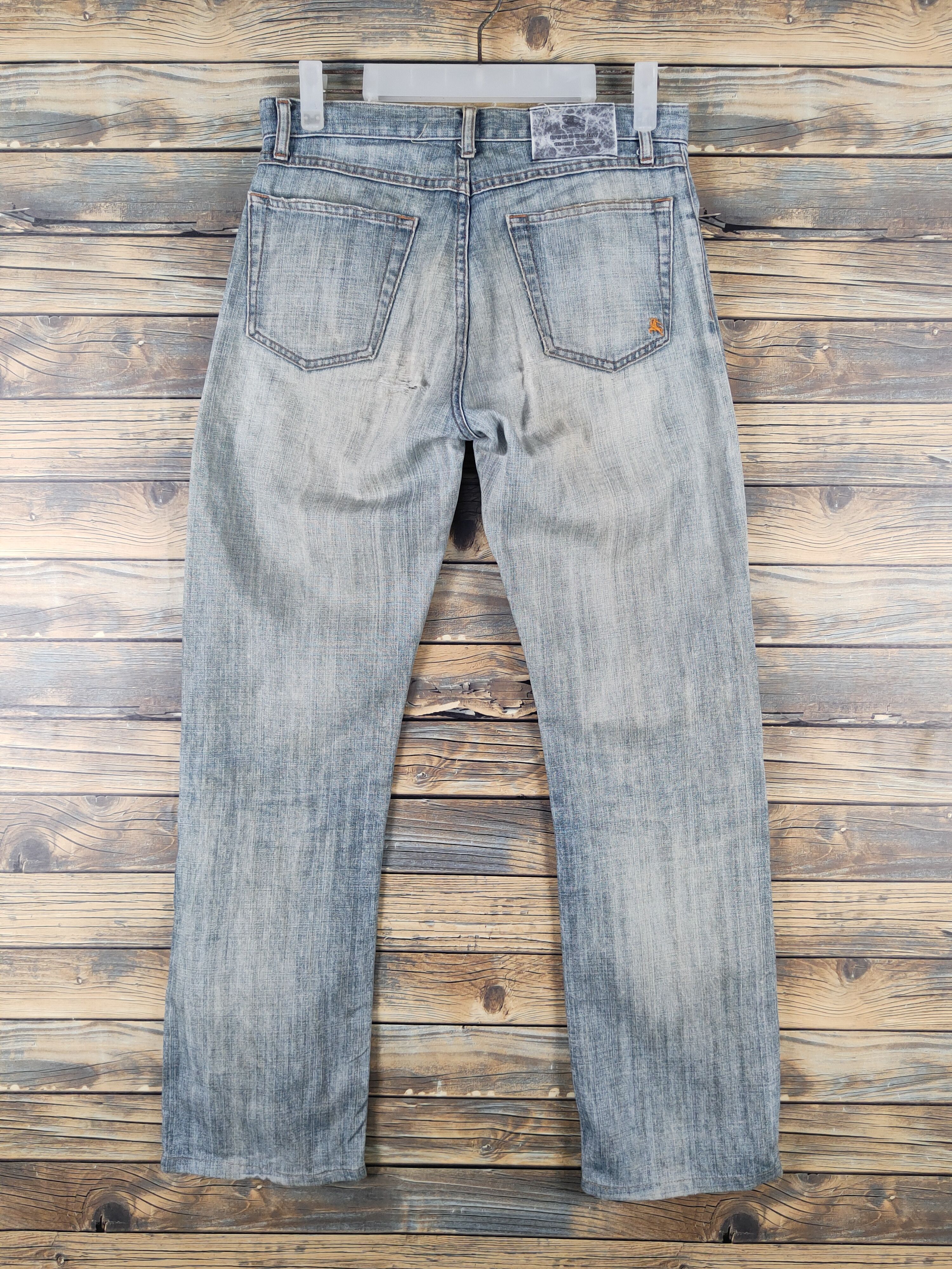 Burberry Burberry Blue Faded Distressed Ripped denim Jeans #W2062 Size US 29 - 7 Thumbnail