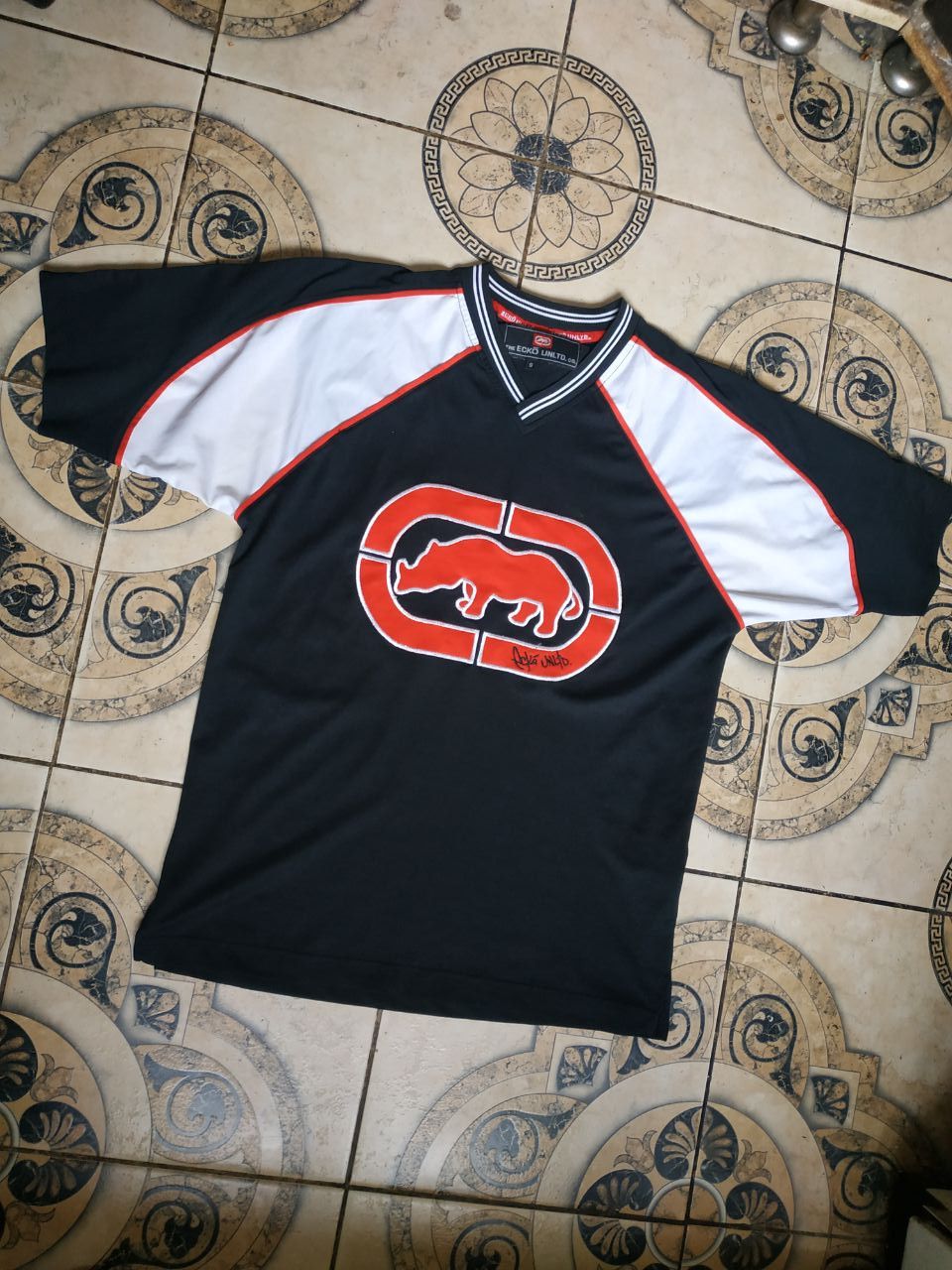 Ecko Unltd. VINTAGE ECKO UNLTD. RHINO EMBROIDERED JERSEY — CYBER Y2K Size US M / EU 48-50 / 2 - 1 Thumbnail