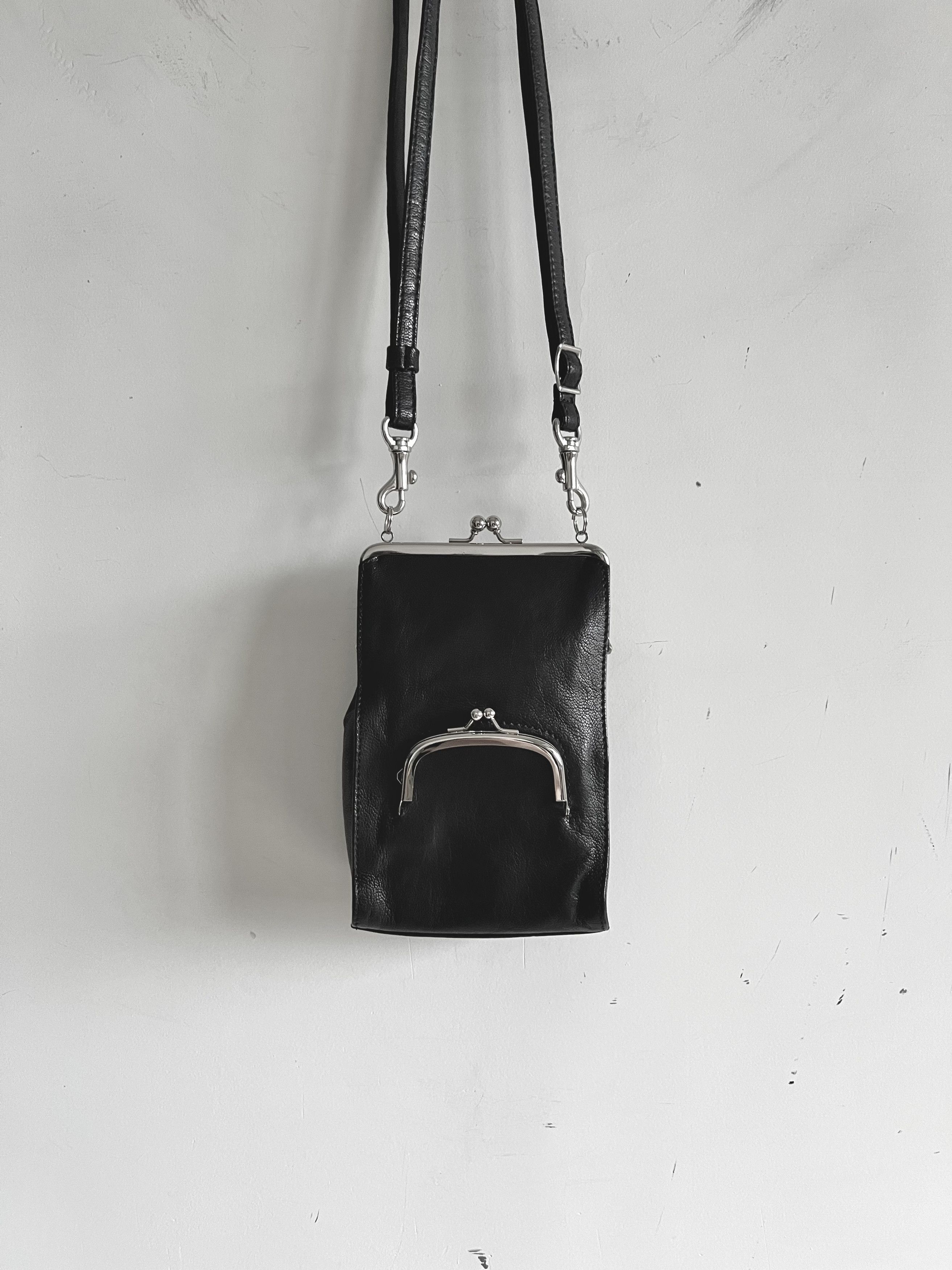 Yohji Yamamoto Yohji Yamamoto Femme - GOAT SKIN SMARTPHONE SHOULDER CASE Size ONE SIZE - 14 Thumbnail