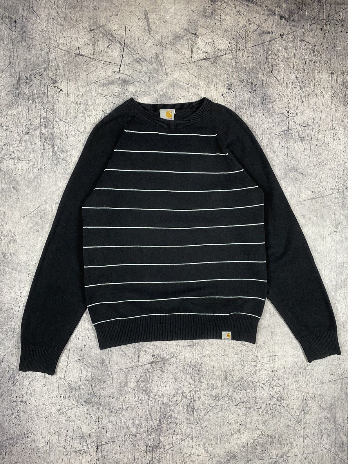 Carhartt Vintage Carhartt Y2K Striped Sweatshirt Sweater Size US M / EU 48-50 / 2 - 2 Thumbnail