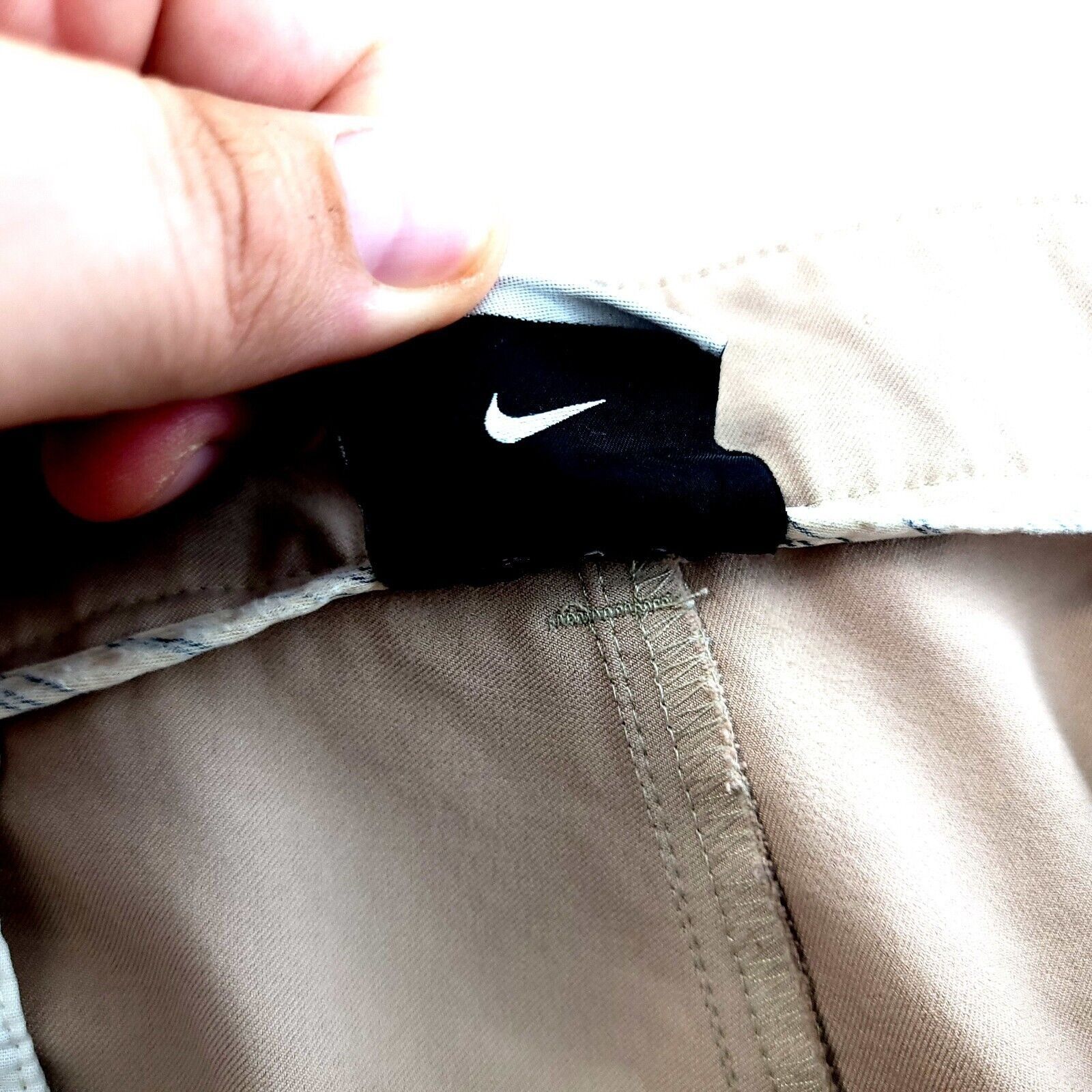 Nike DAMAGED Nike Golf Tan Pleated Cuffed High Rise Polyester Chi Size US 40 / EU 56 - 8 Thumbnail
