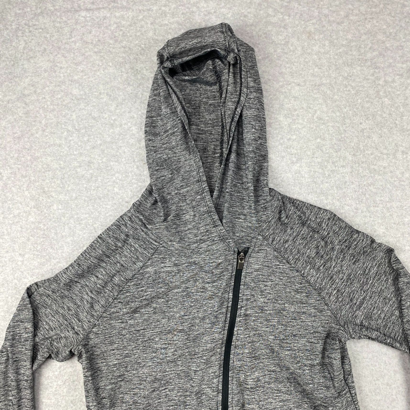 Athleta Athleta Hoodie Women L Black Solid Full Zip Pockets Thumbholes Breathable Activewear Best for Running & Jogging Full Zip Hooded Athleisure Size L / US 10 / IT 46 - 2 Thumbnail