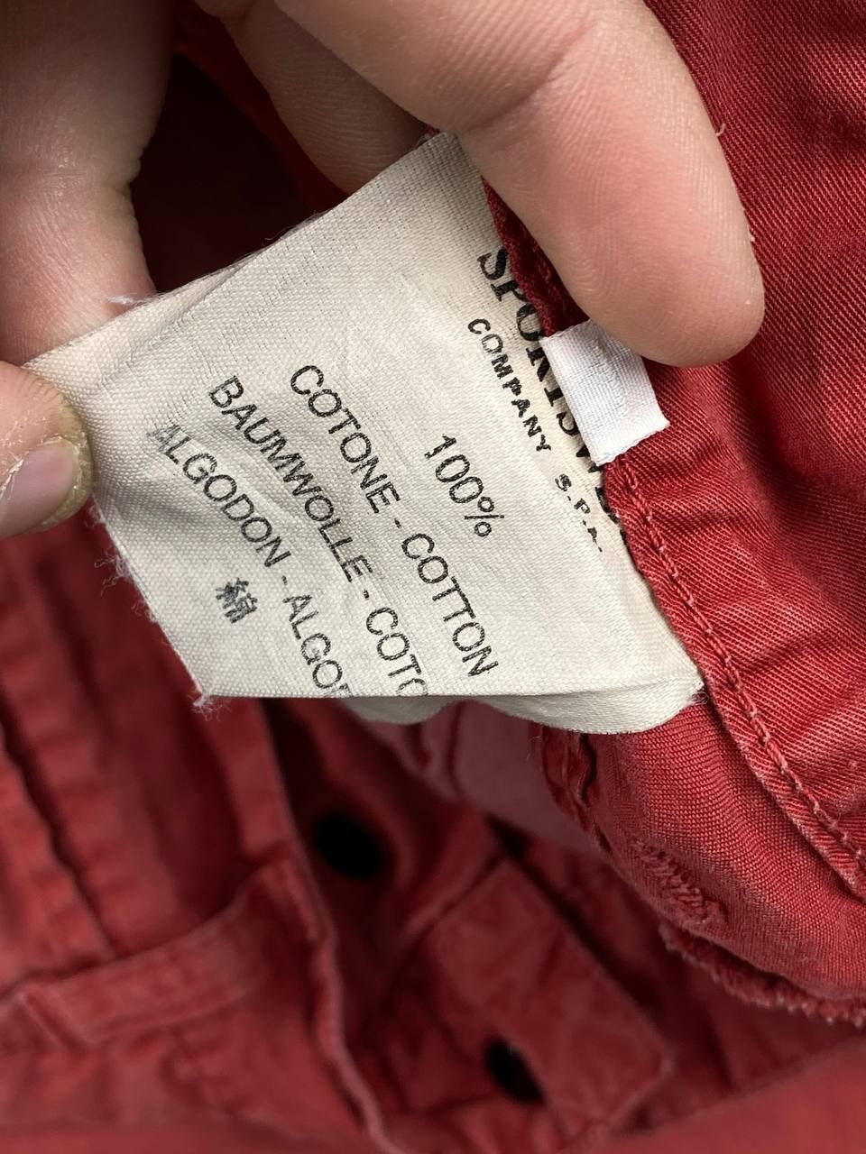 Stone Island Vintage Stone Island Denim Pants 90s Men Size 46 Red Size US 30 / EU 46 - 17 Thumbnail