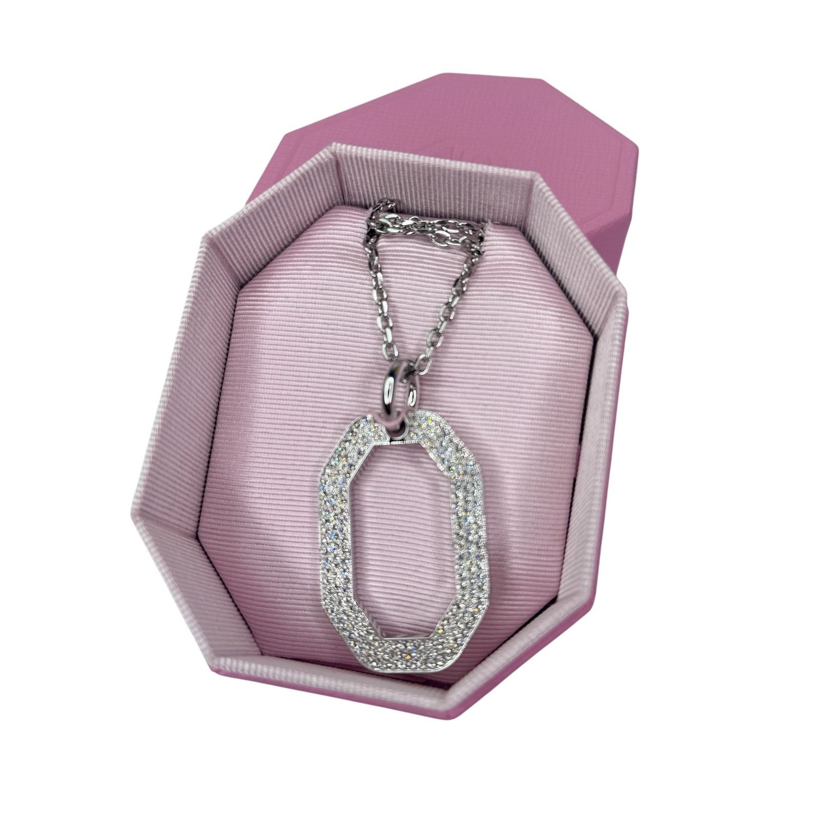 Swarovski Swarovski Dextera pendant Octagon shape, Medium, Necklace Size ONE SIZE - 1 Thumbnail