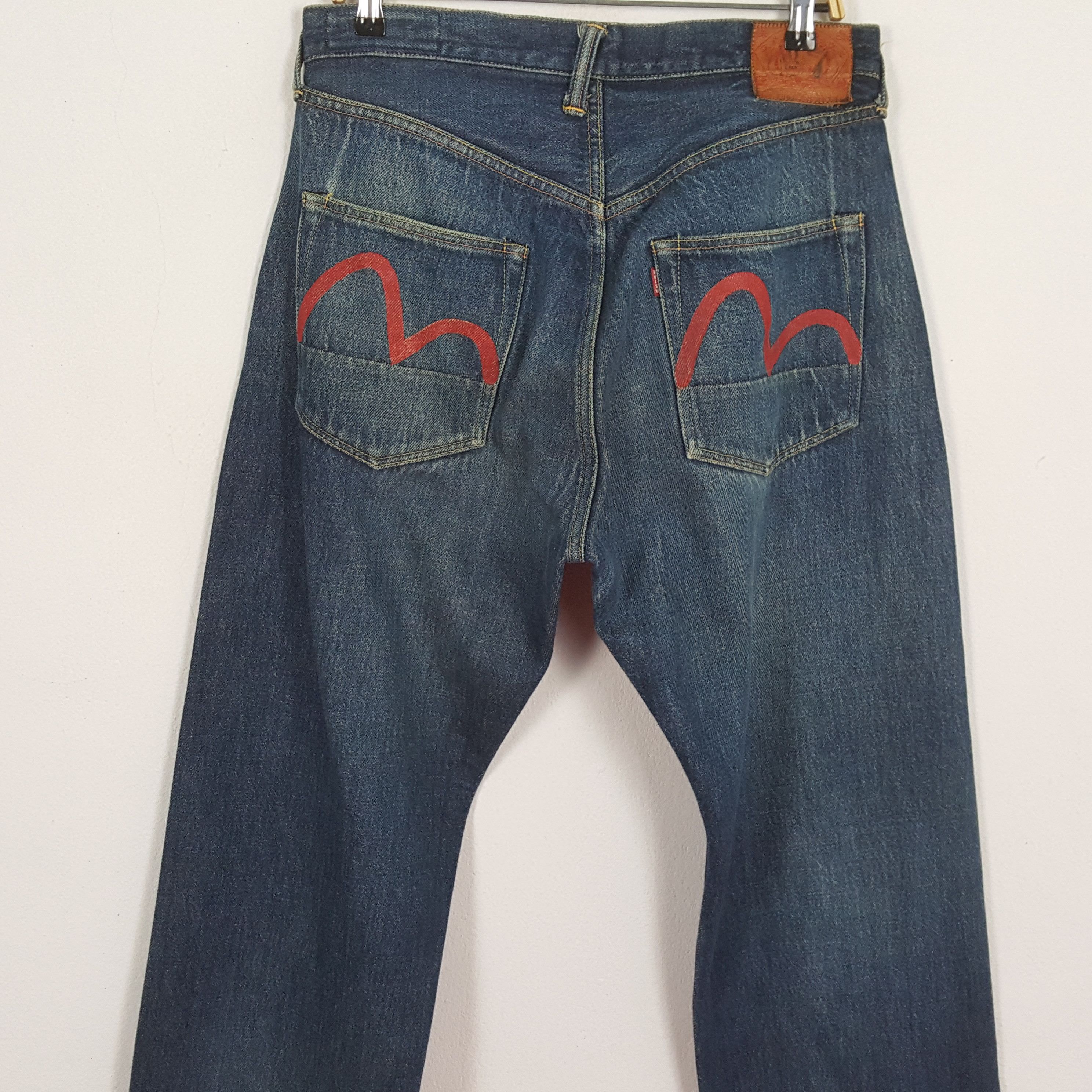 Evisu × Japanese Brand × Vintage Vintage EVISU Japanese Brand Daicock Custom Design Jeans Size US 32 / EU 48 - 5 Thumbnail