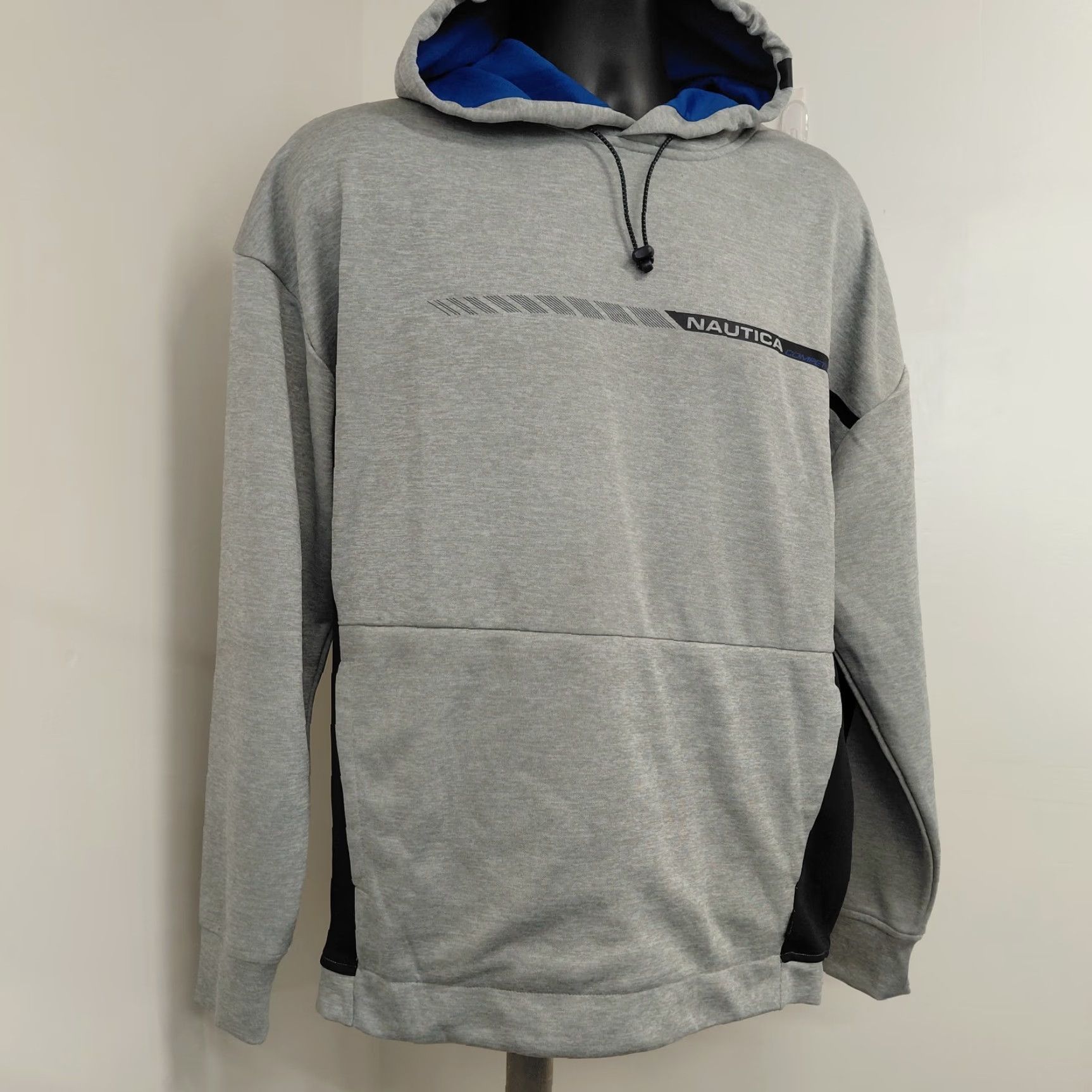 Nautica Nautica Competition Hoodie Men L Gray Colorblock Reissue-Logo Pullover Size US L / EU 52-54 / 3 - 3 Thumbnail