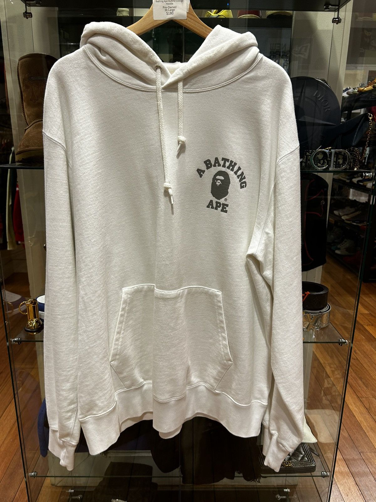 Bape Bape Ape Outline College Hoodie Size US XXL / EU 58 / 5 - 1 Thumbnail