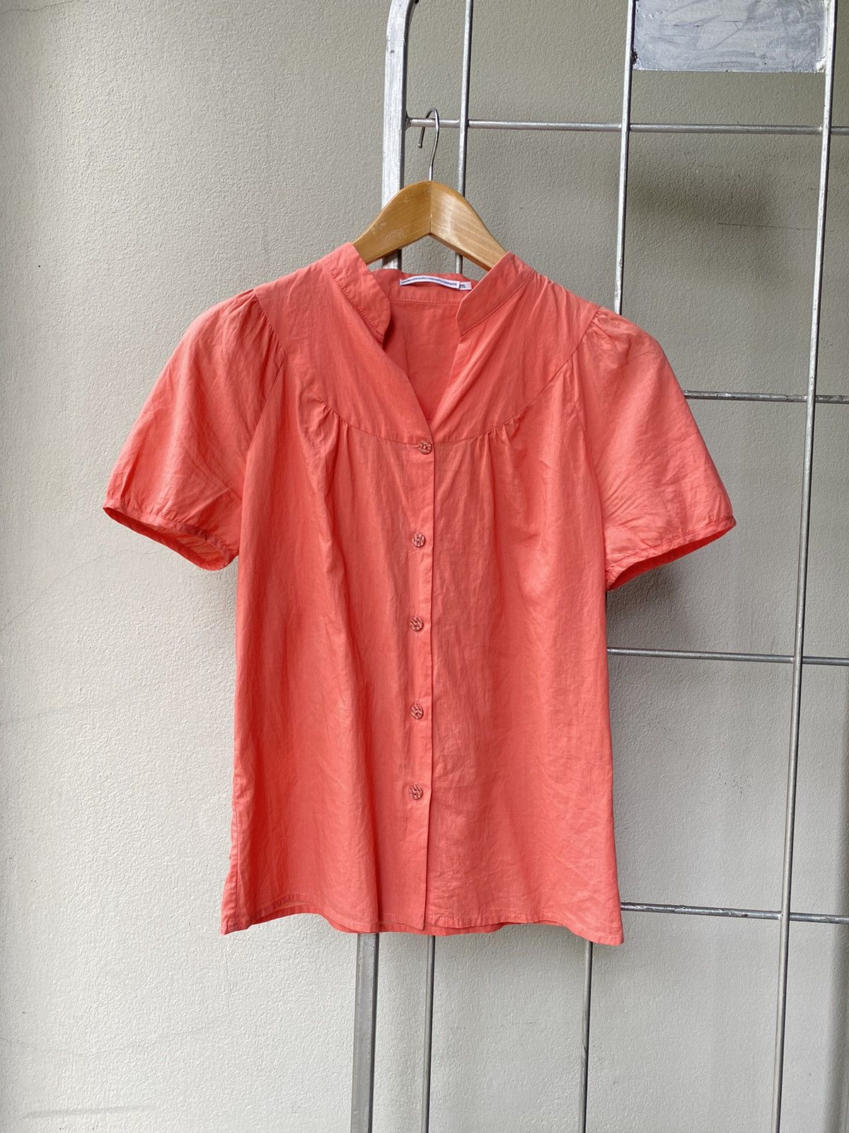 Fendi FENDI FENDISSIME Mandarin orange blouse Size S / US 4 / IT 40 - 1 Thumbnail