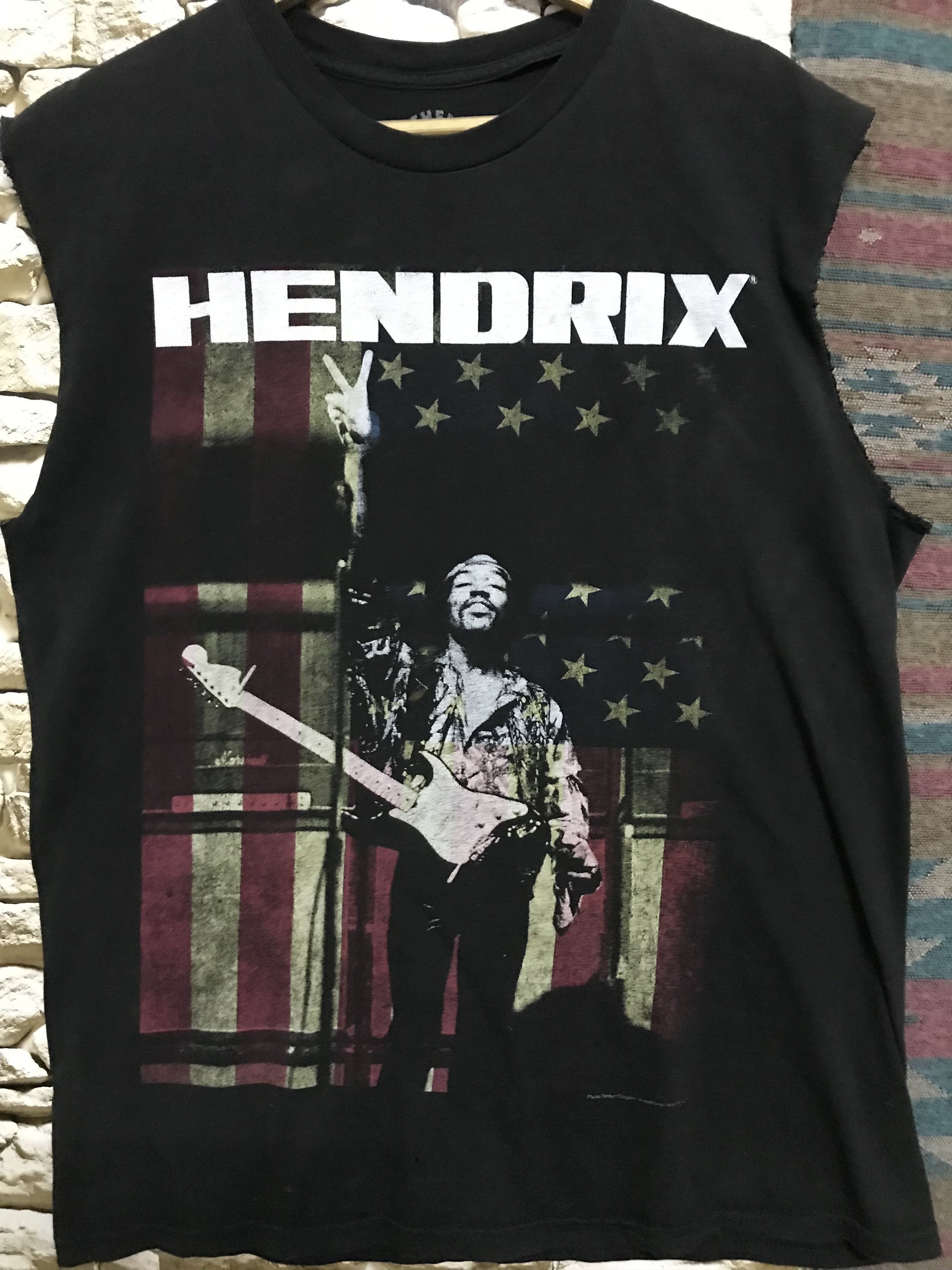 Band Tees Jimmy Hendrix Sleeveless Shirt Size US L / EU 52-54 / 3 - 3 Thumbnail
