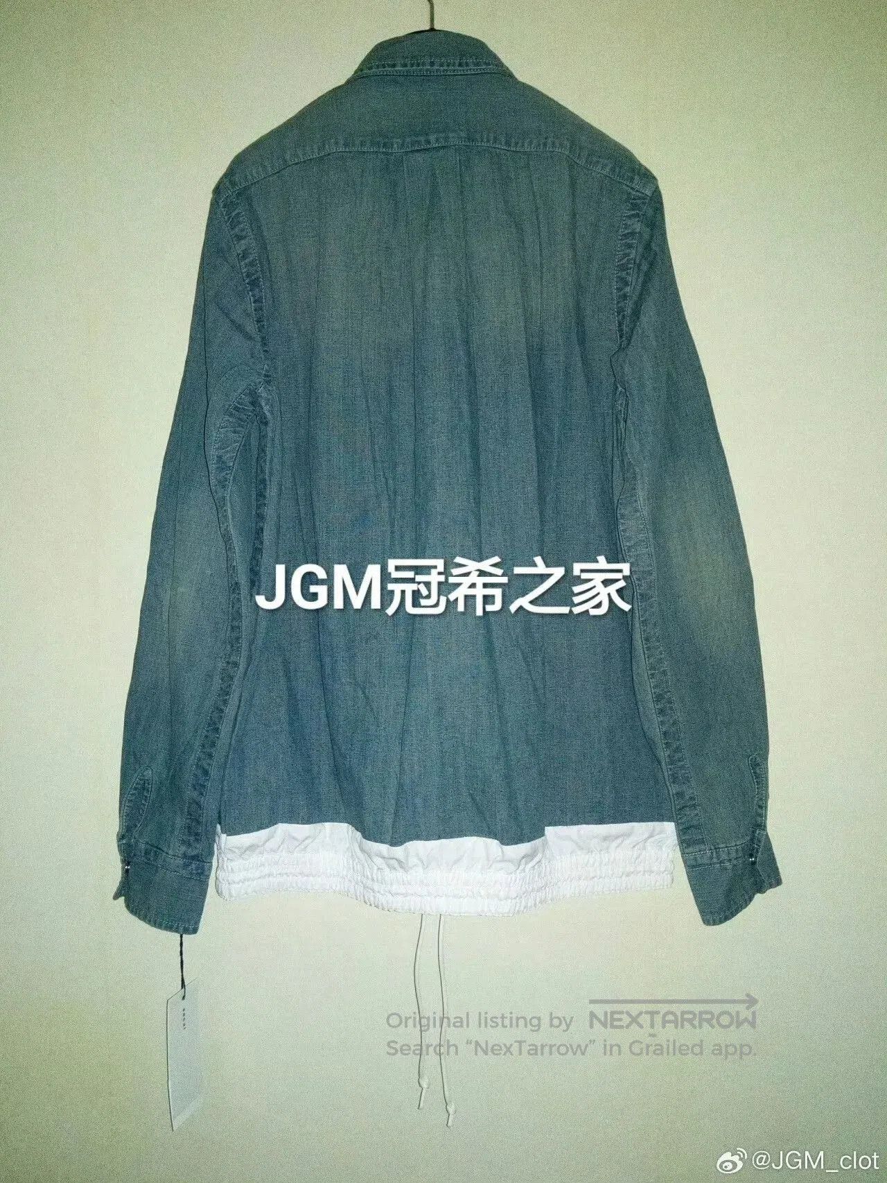Visvim SACAI Denim Shirt with White Inner. Size US L / EU 52-54 / 3 - 2 Thumbnail