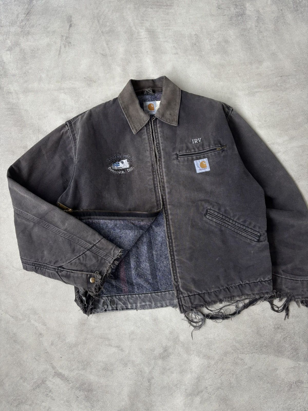 Carhartt vintage 90's carhartt detroid JB105 size M faded distrssed Size US M / EU 48-50 / 2 - 2 Thumbnail