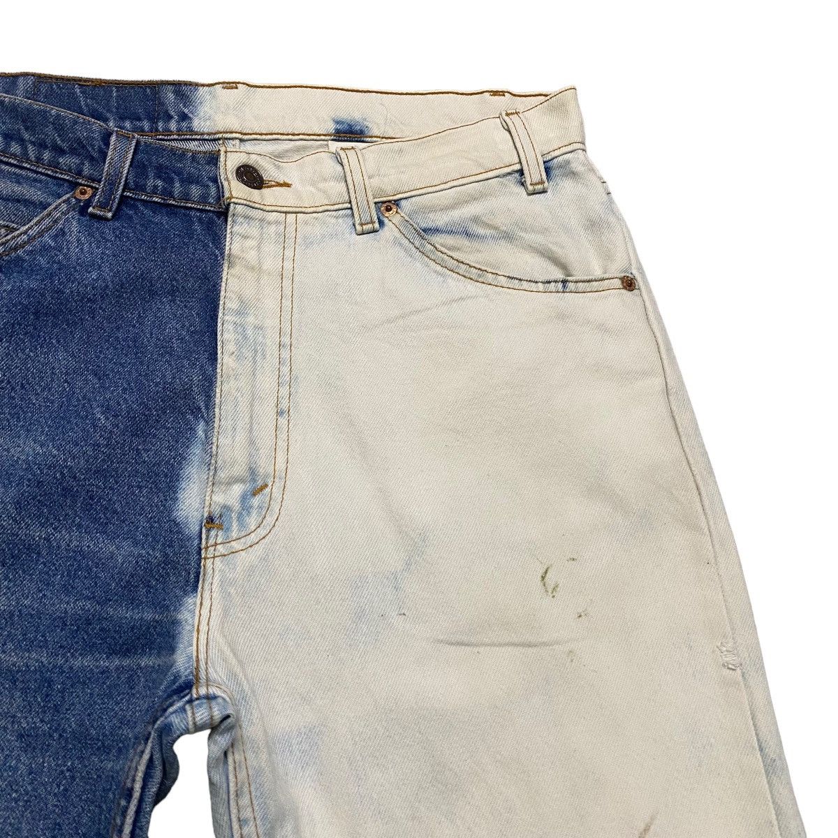 Levi's Vintage 90s Levis 505 Regular Fit Straight Leg Jeans Bleach Size US 33 - 5 Thumbnail