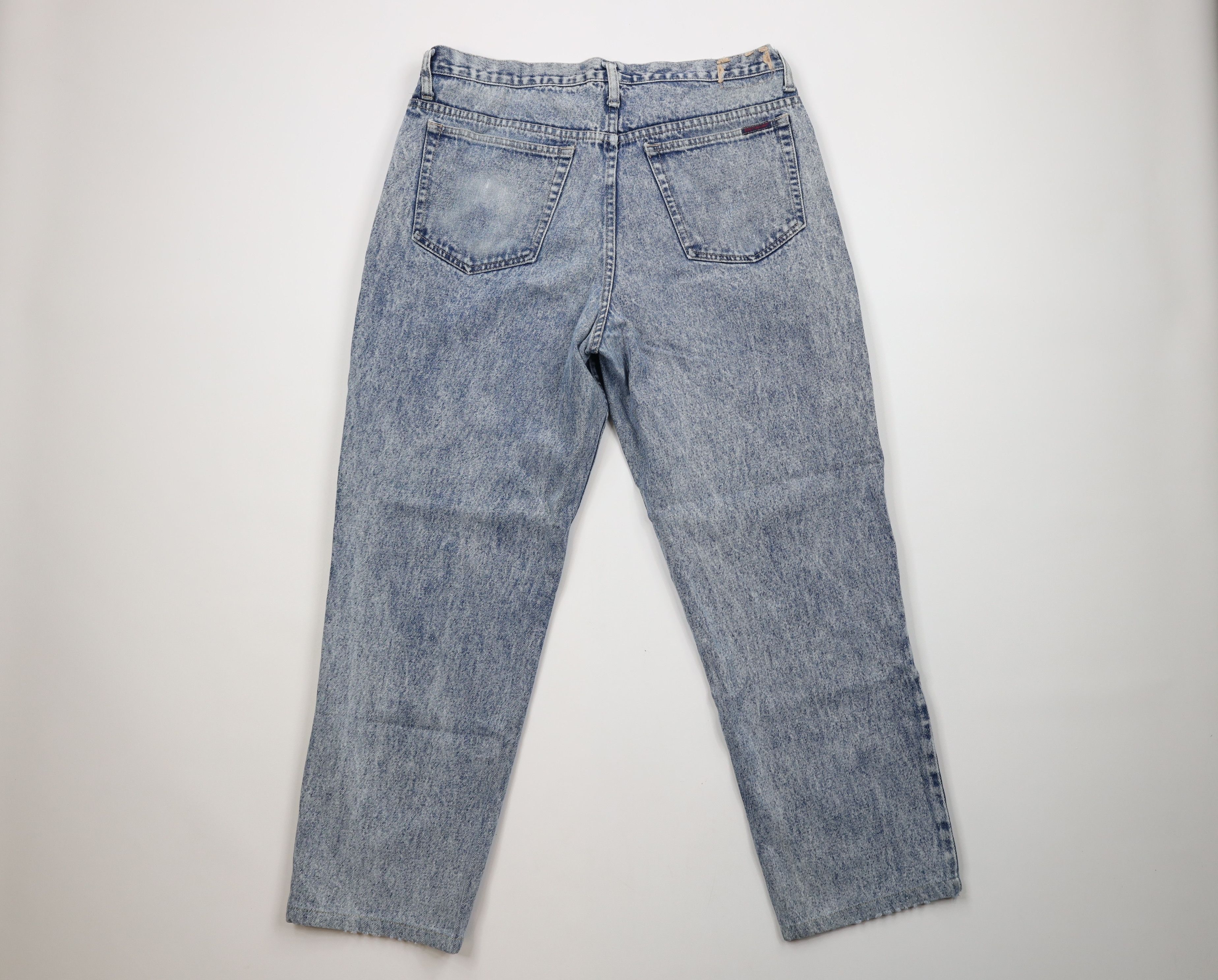 Vintage Vintage 90s Streetwear Acid Wash Straight Leg Denim Jeans Size US 38 / EU 54 - 9 Thumbnail