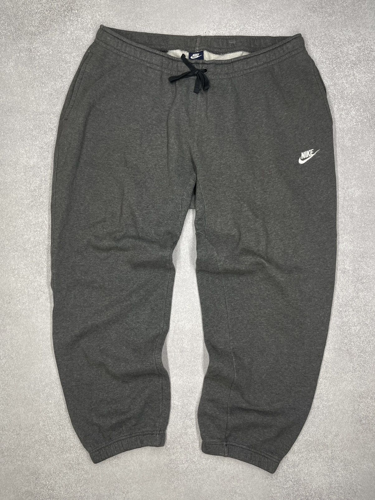 Nike Vintage Nike Basic Sweatpants Grey Y2K Drill Drip Swoosh Size US 38 / EU 54 - 2 Thumbnail