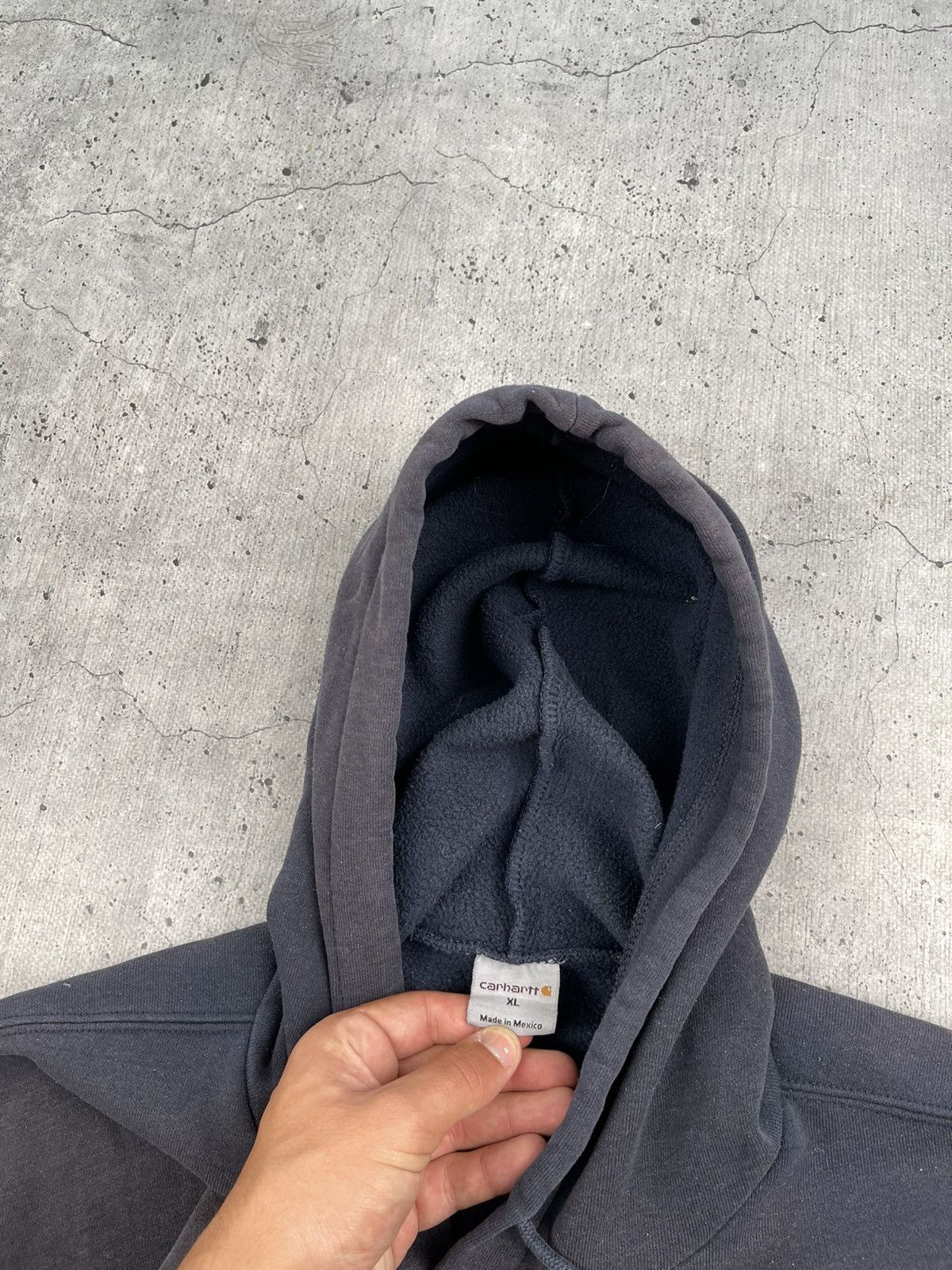 Carhartt CARHARTT Distressed Detroit Big Logo Hoodie Sun-Faded Baggy Size US XL / EU 56 / 4 - 6 Thumbnail