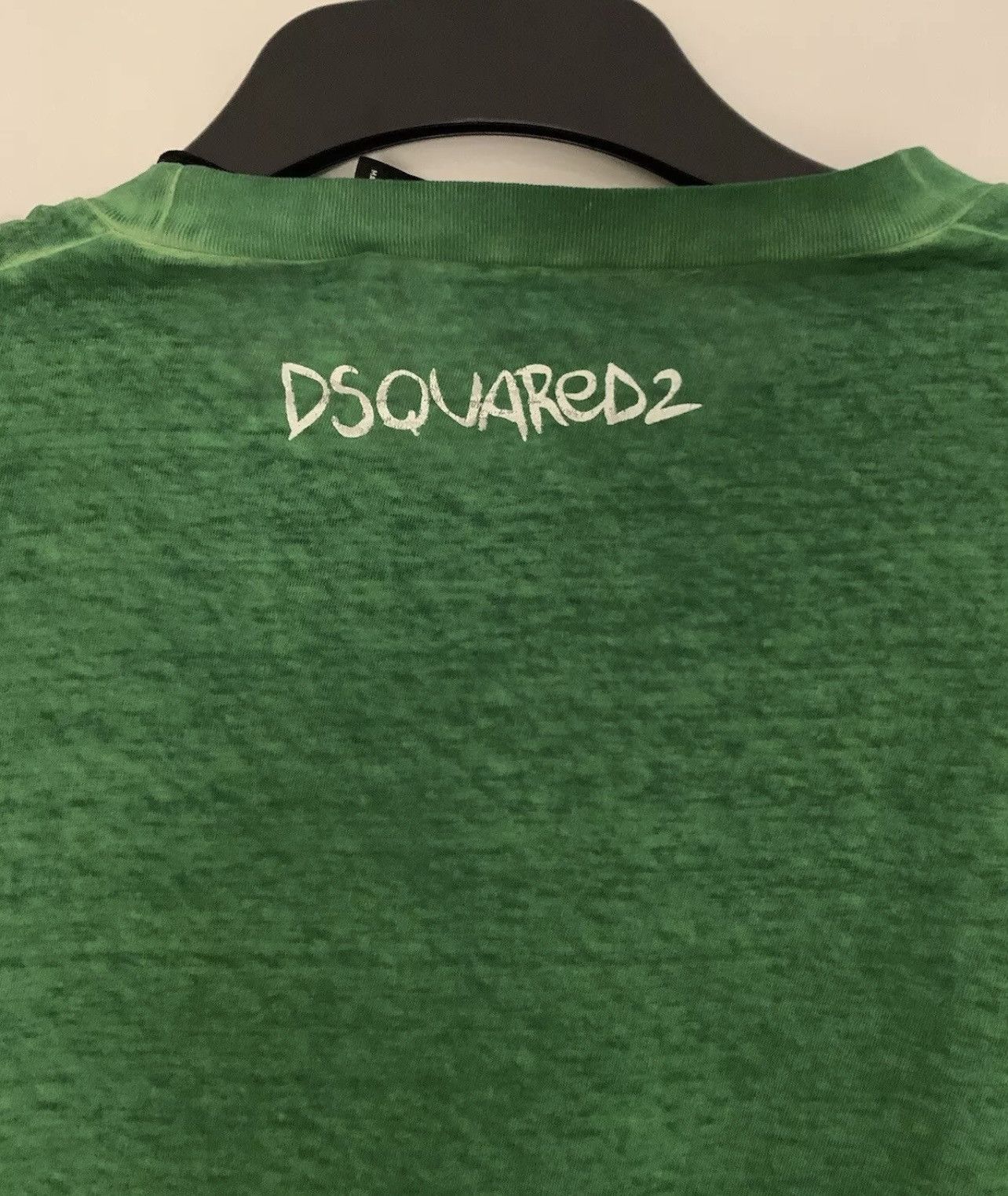 Dsquared2 Dsquared2 Printed T-shirt Green XL cool Fit Cotton Size US XL / EU 56 / 4 - 7 Thumbnail