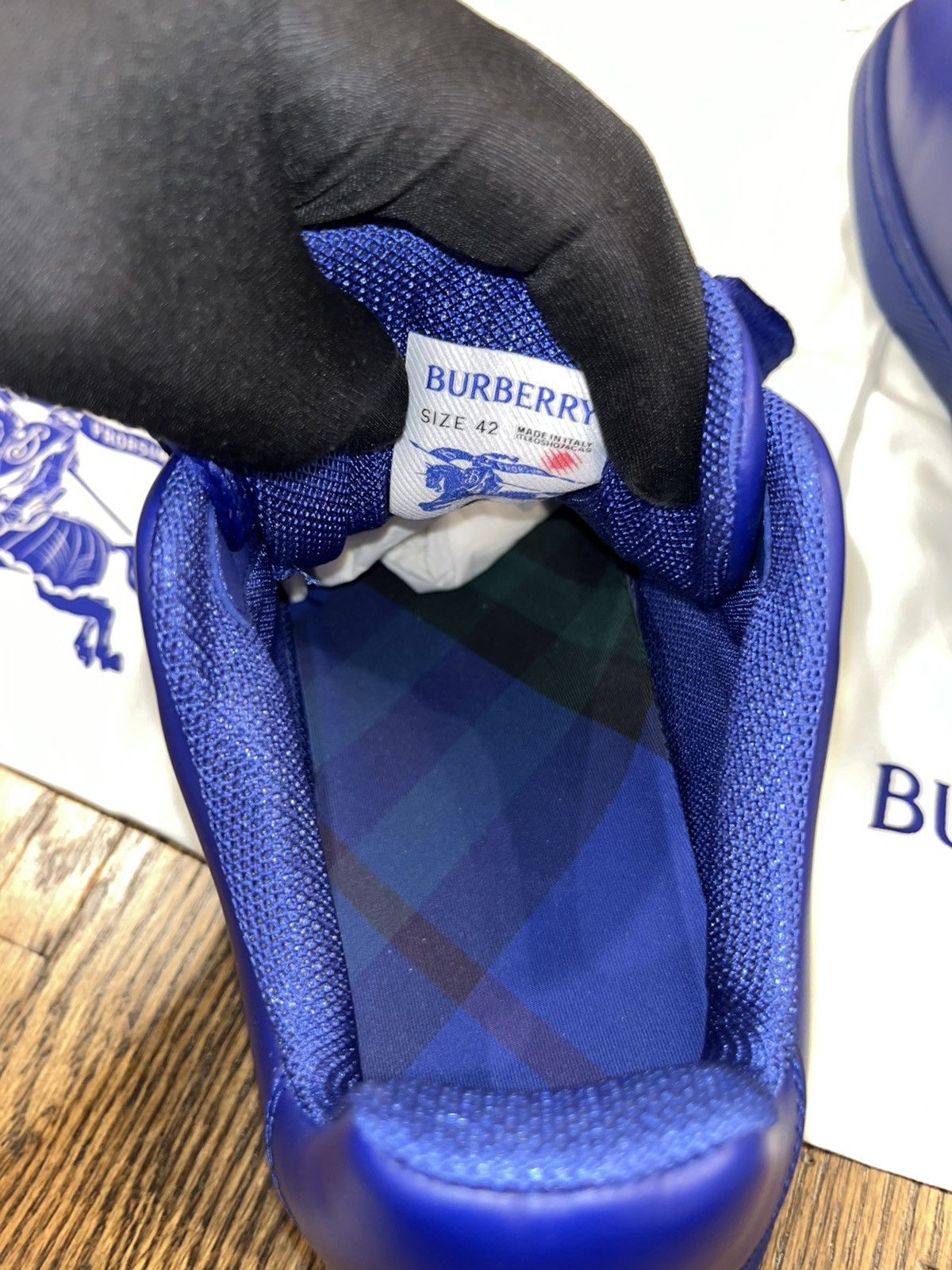 Burberry Burberry Leather Box Sneakers Size US 9 / EU 42 - 17 Thumbnail