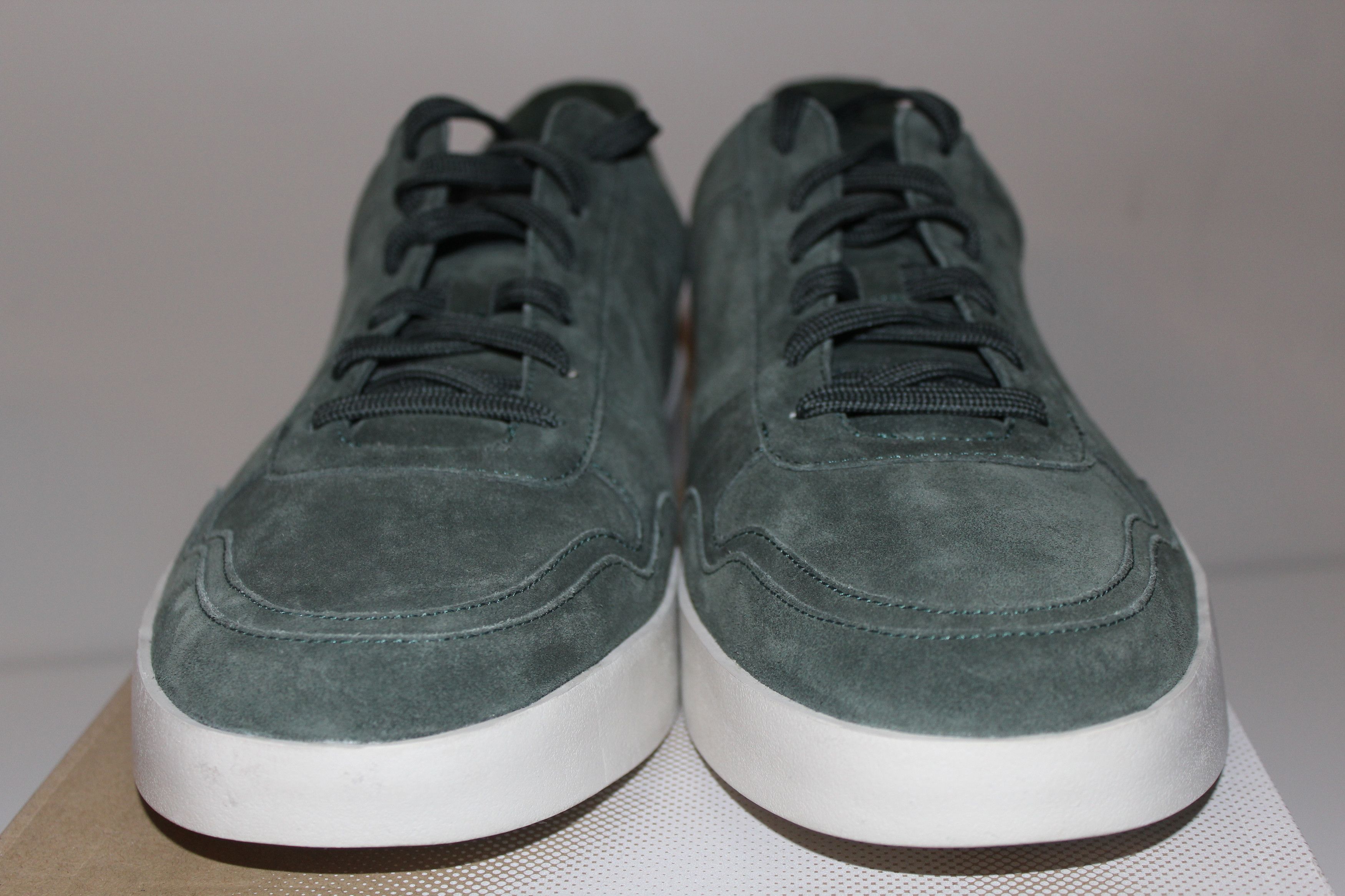Vince Vince Peyton Leather Green Suede Sneaker Size 13 EU 47.5 Size US 13 / EU 46 - 5 Thumbnail